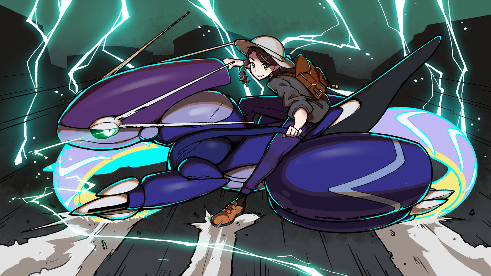 雷插画图片壁纸