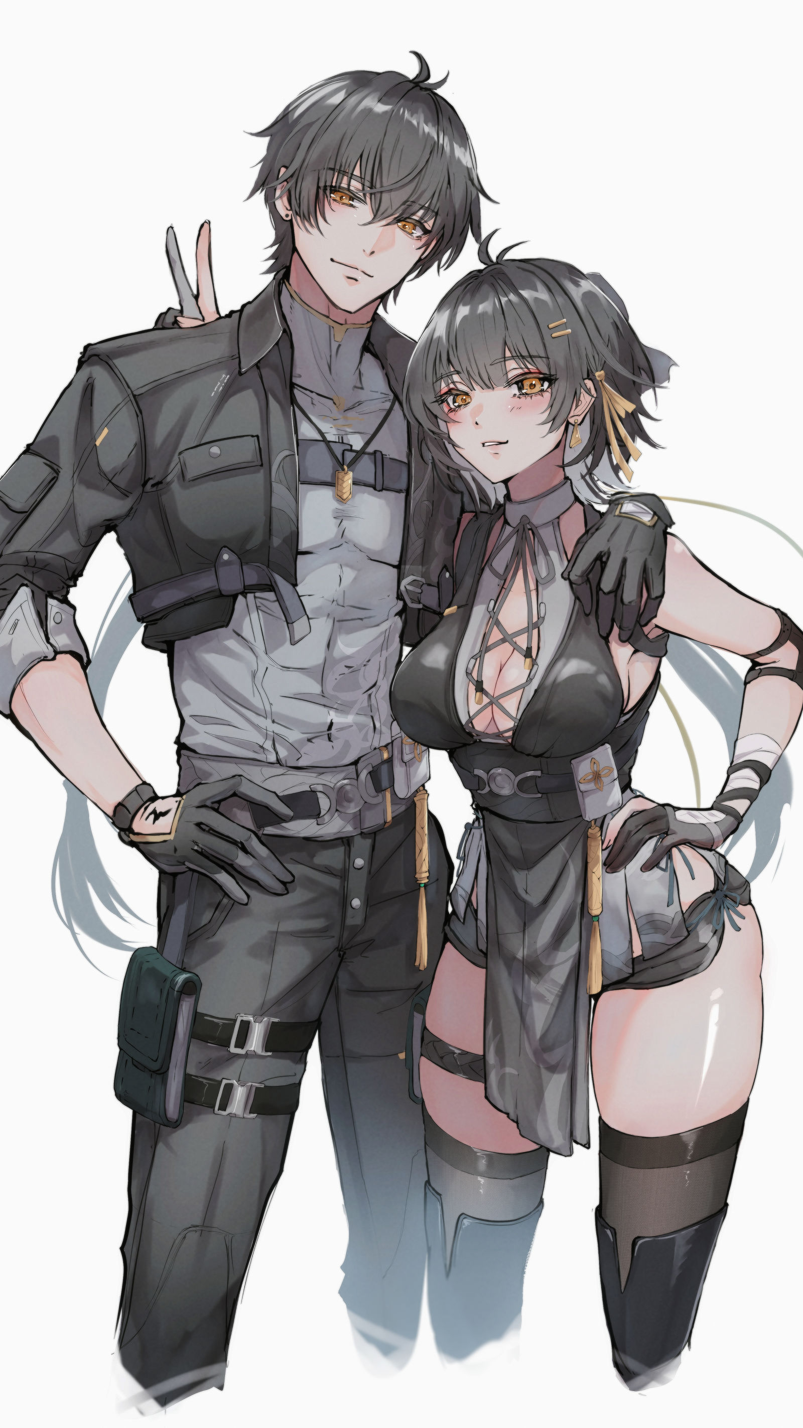 漂泊者♂♀插画图片壁纸