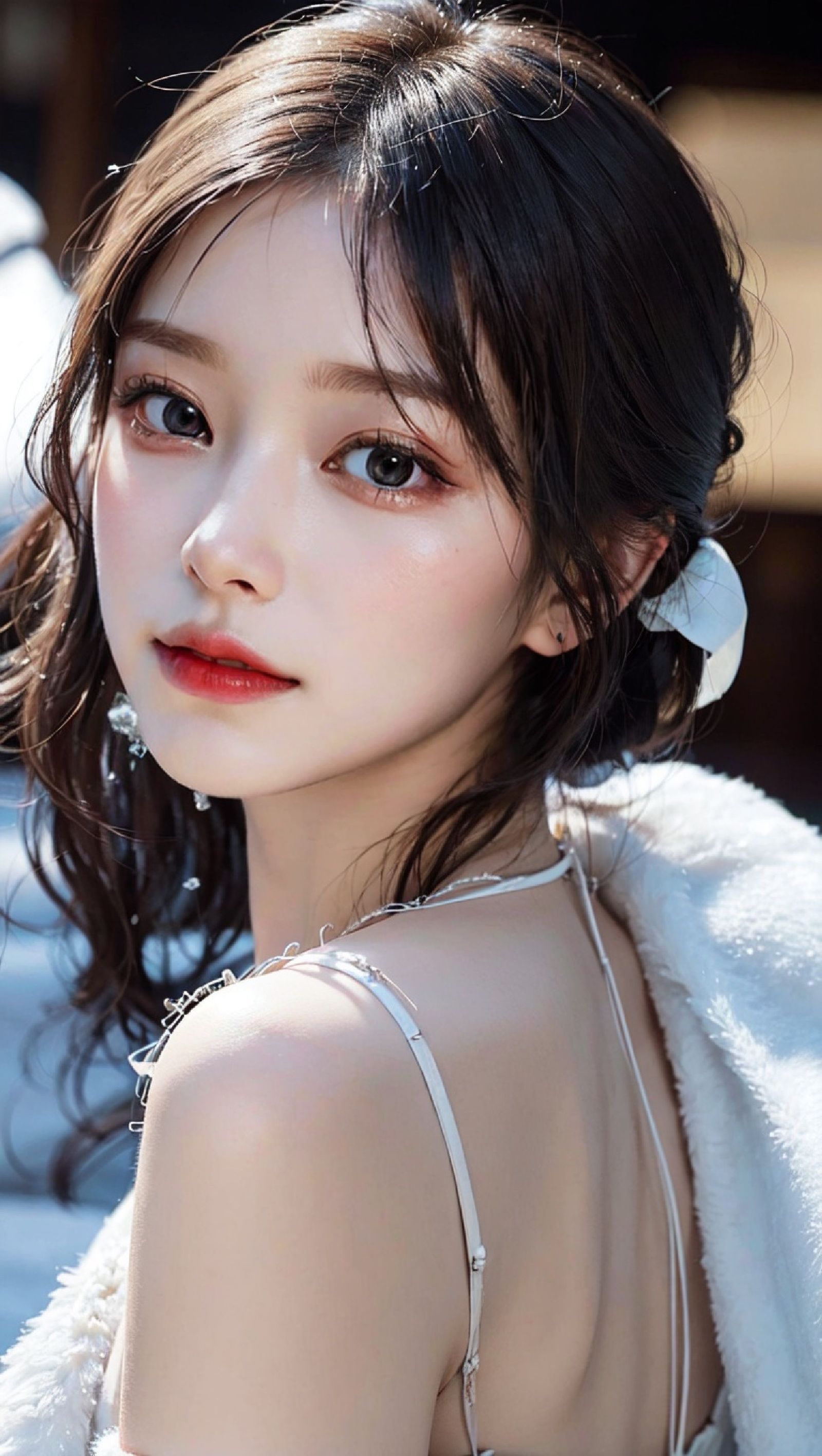 标题：《柔光掠影·佳人映画》