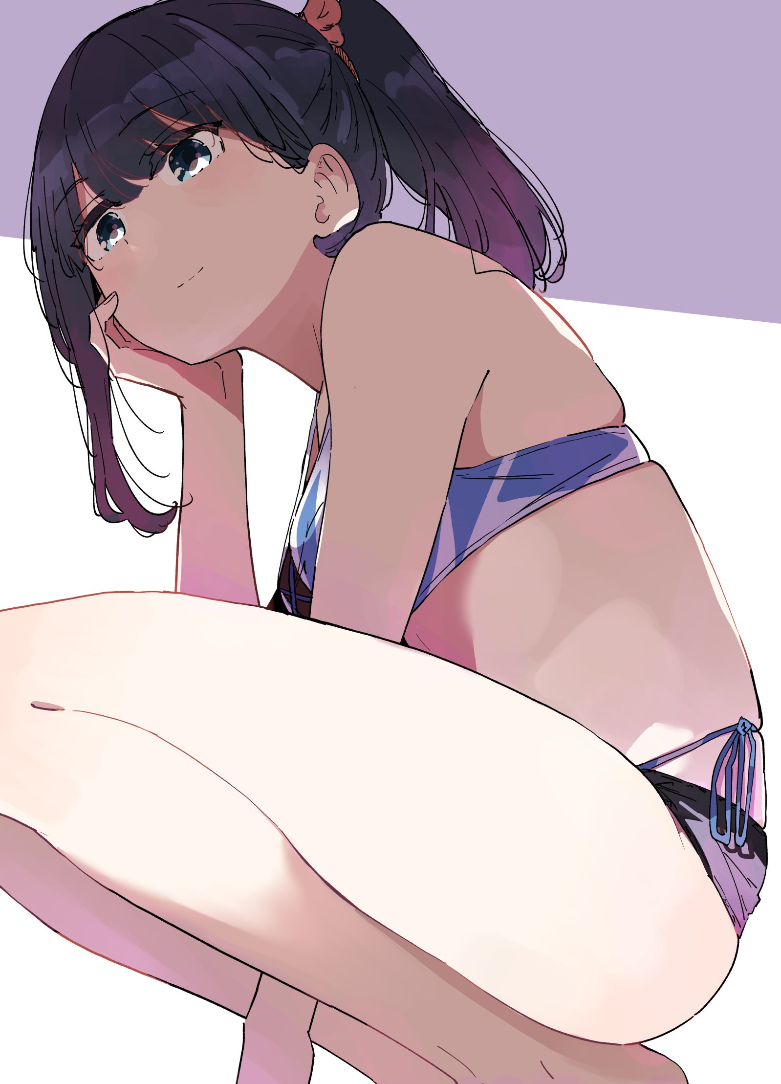 ふともも…-宝多六花水着六花