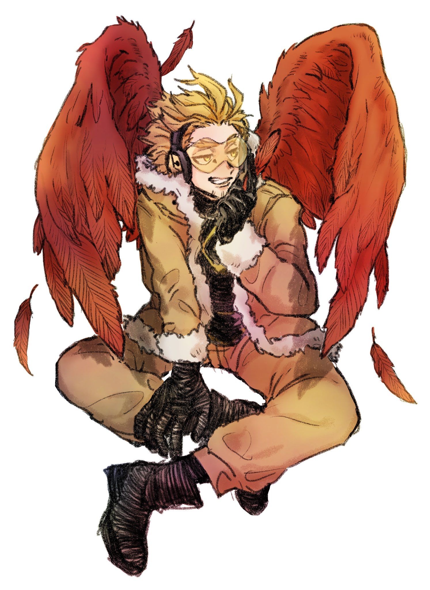 ウィングヒーロー插画图片壁纸