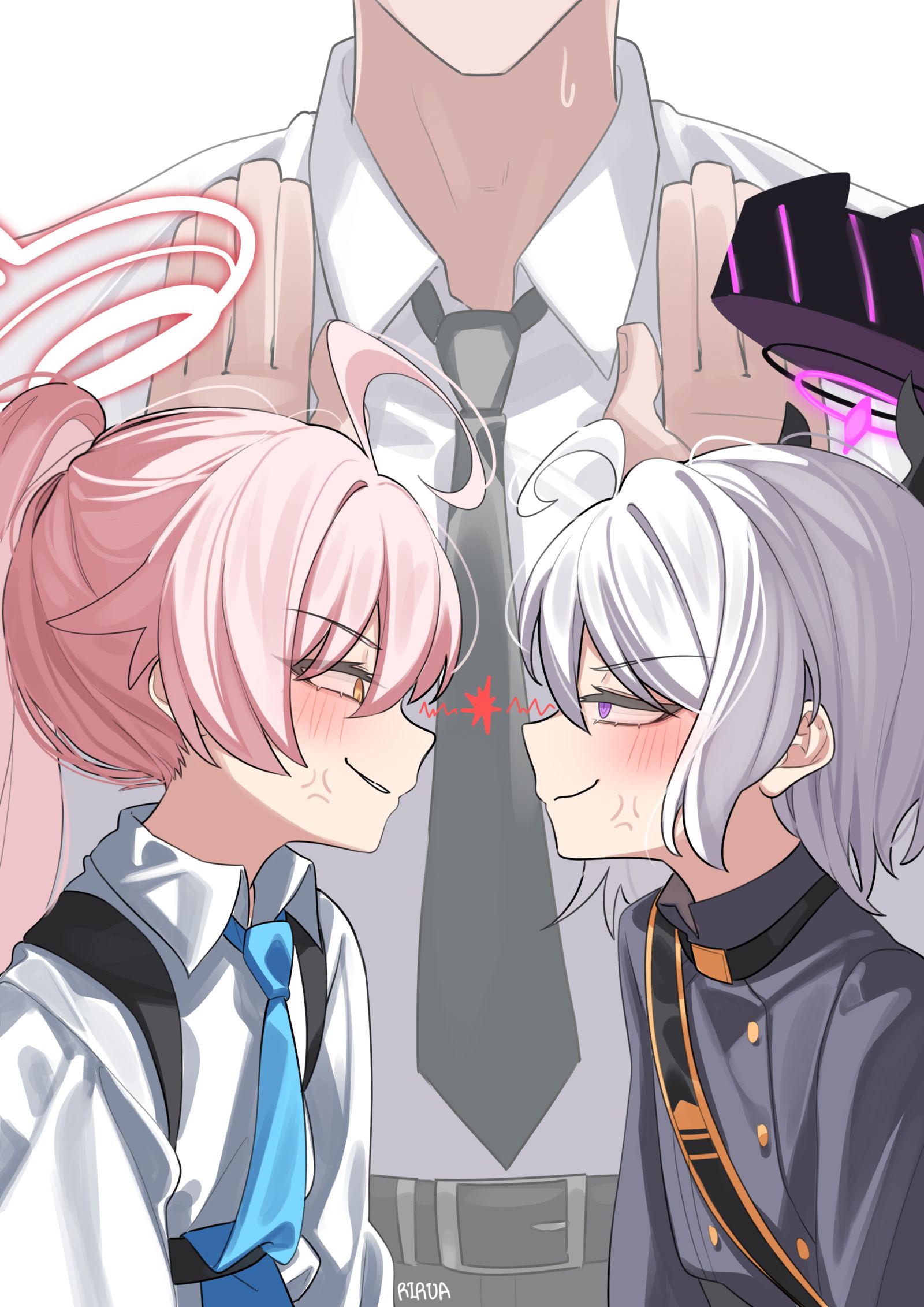 싸우지 마插画图片壁纸