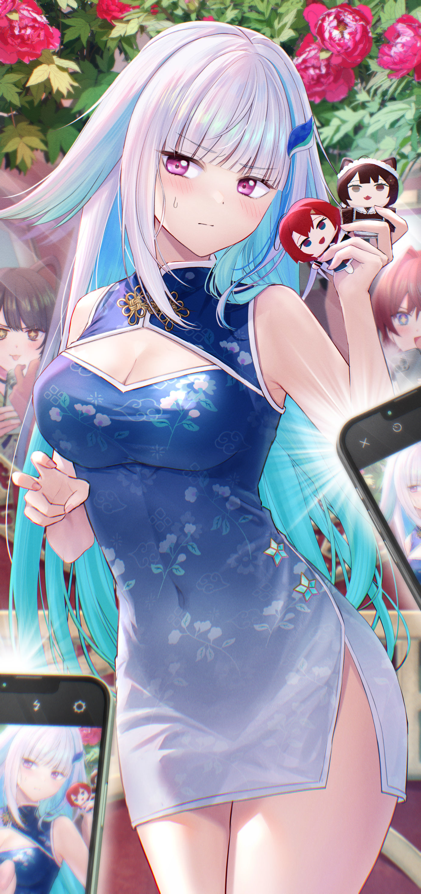 チャイナ服記念撮影