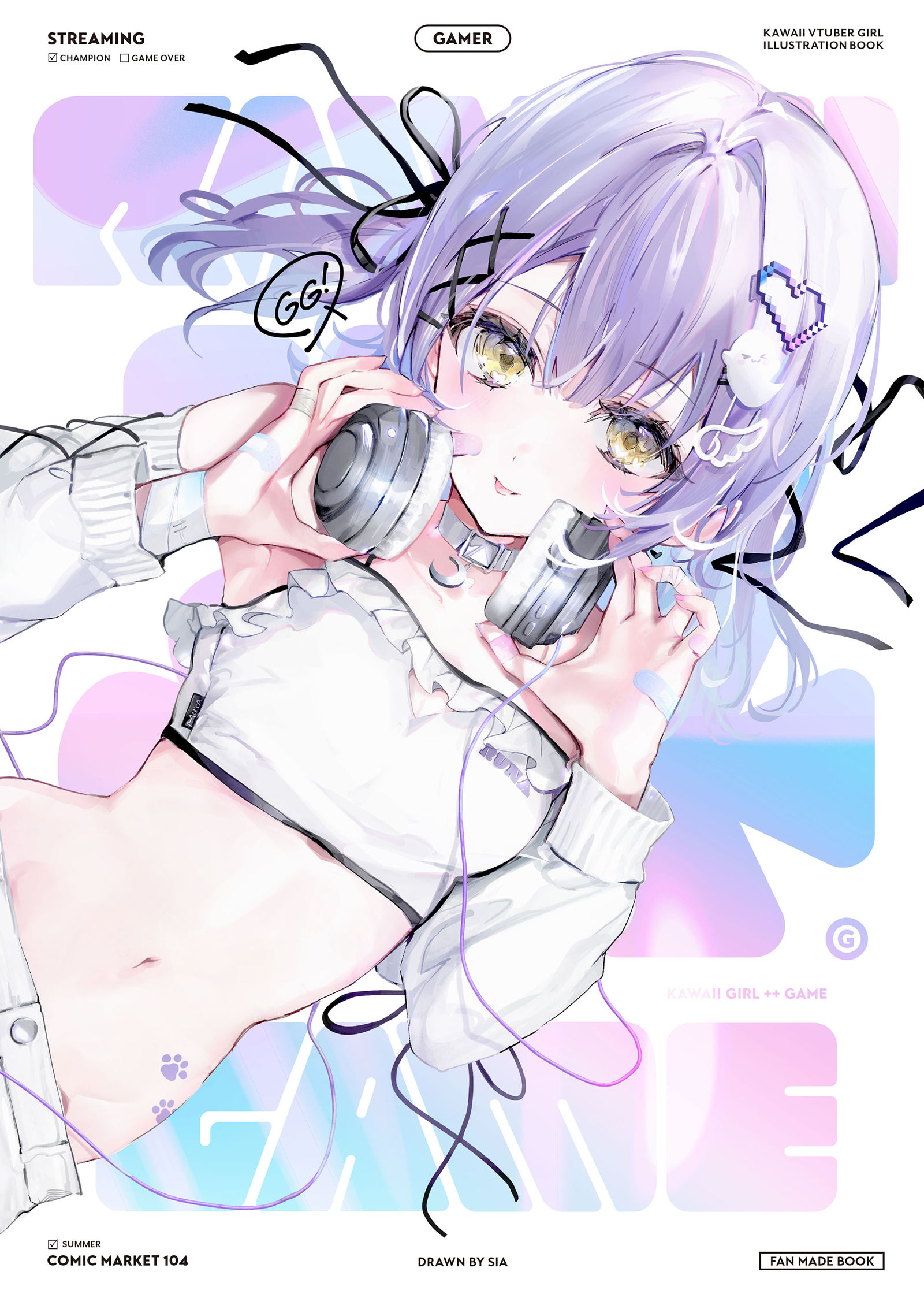 C104 KAWAII GIRL ++ GAME插画图片壁纸