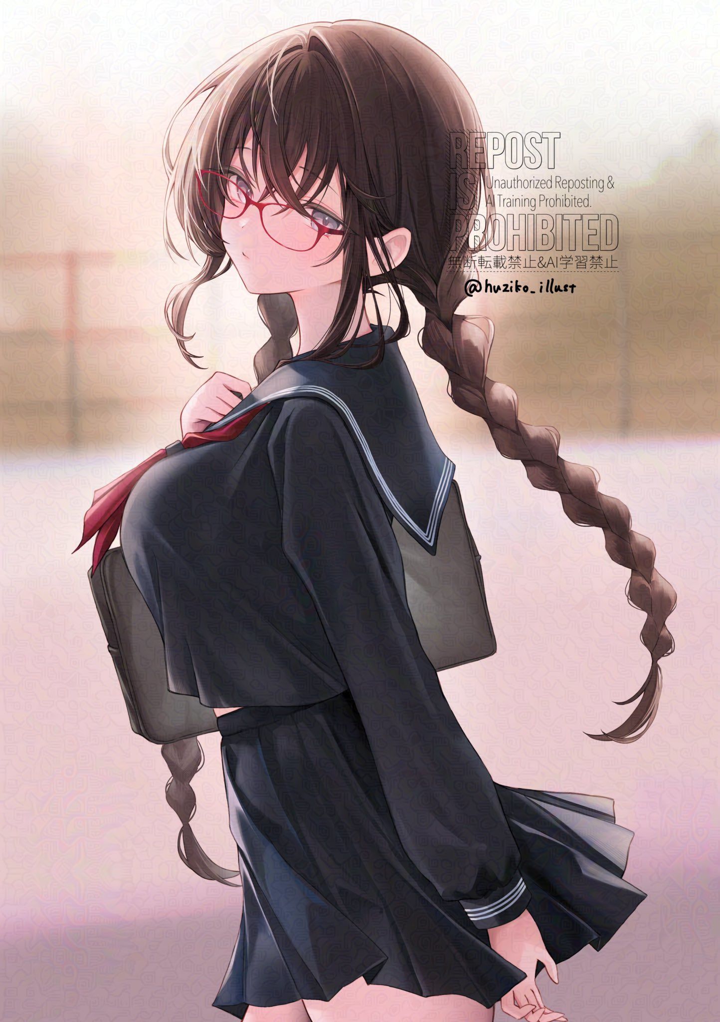 帰り道插画图片壁纸