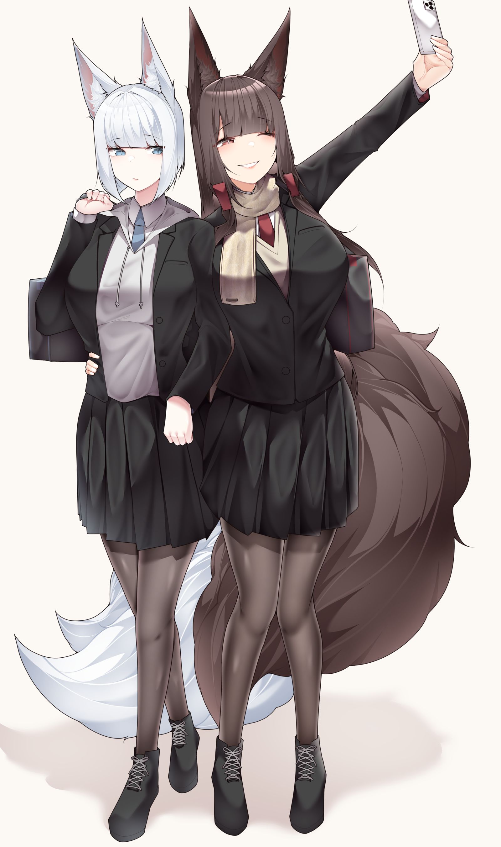 Akagi & Kaga插画图片壁纸