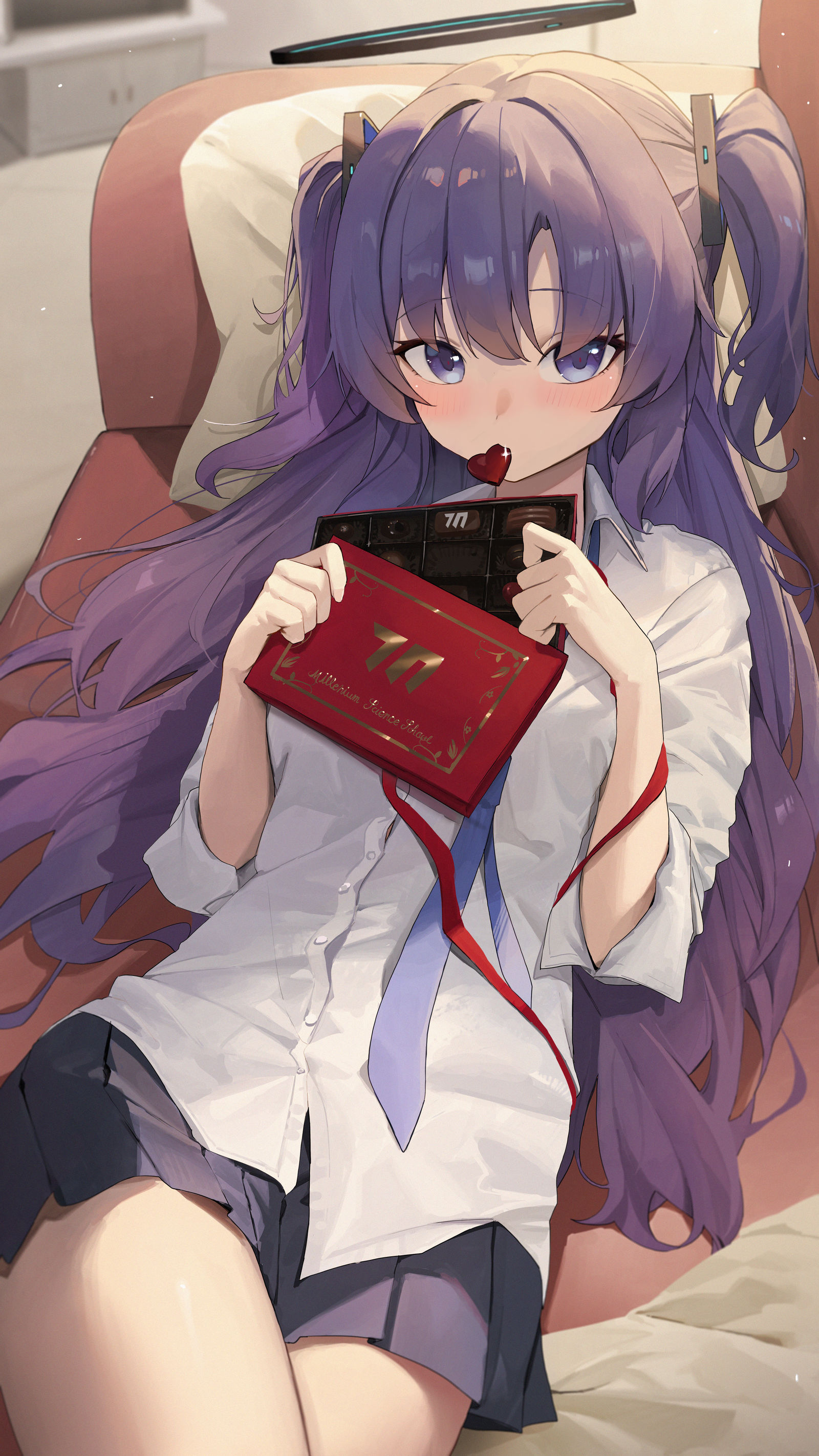 バレンタインユウカ插画图片壁纸