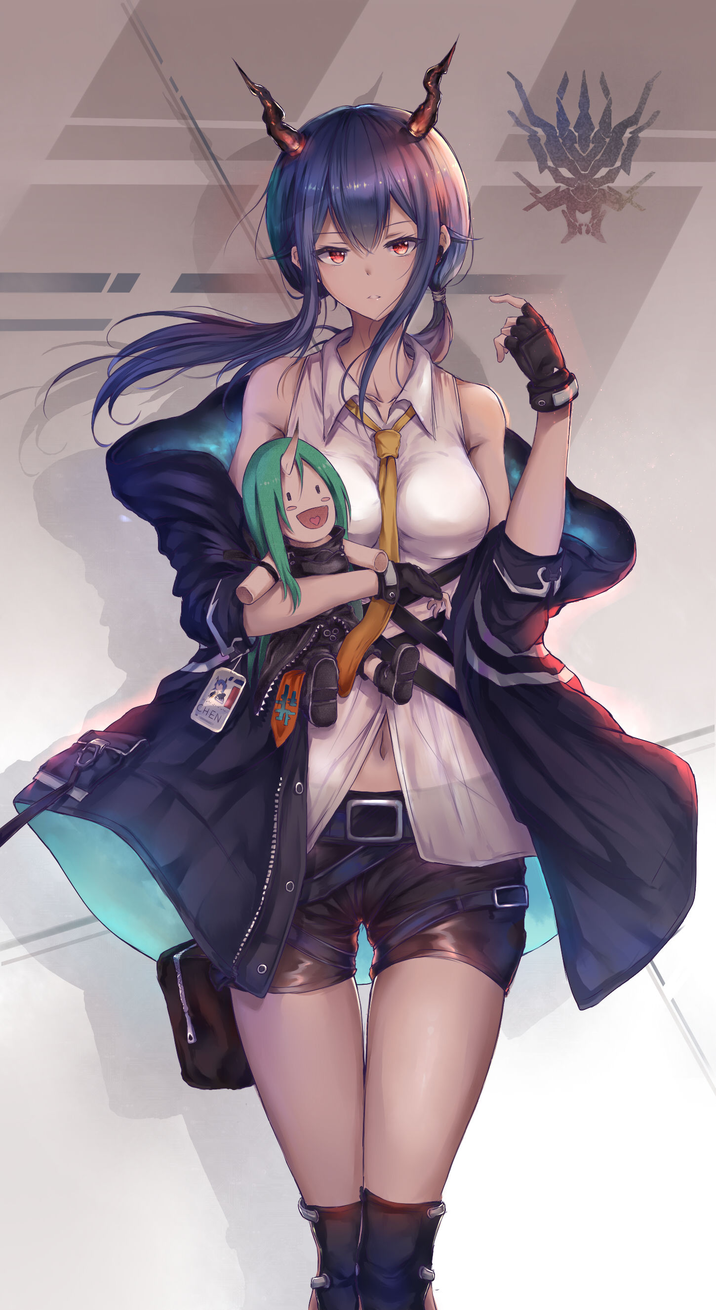 陈sir和小星熊插画图片壁纸