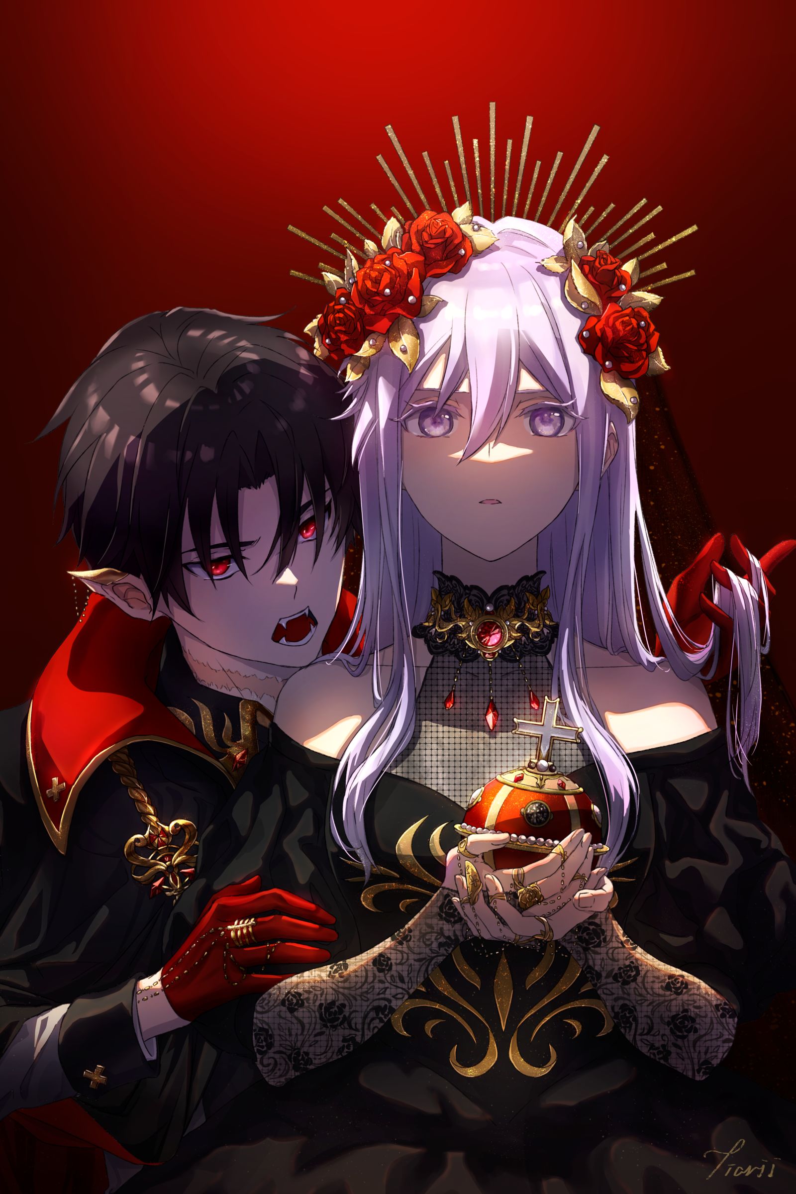 女王と吸血鬼-エイティシックスシンレナ