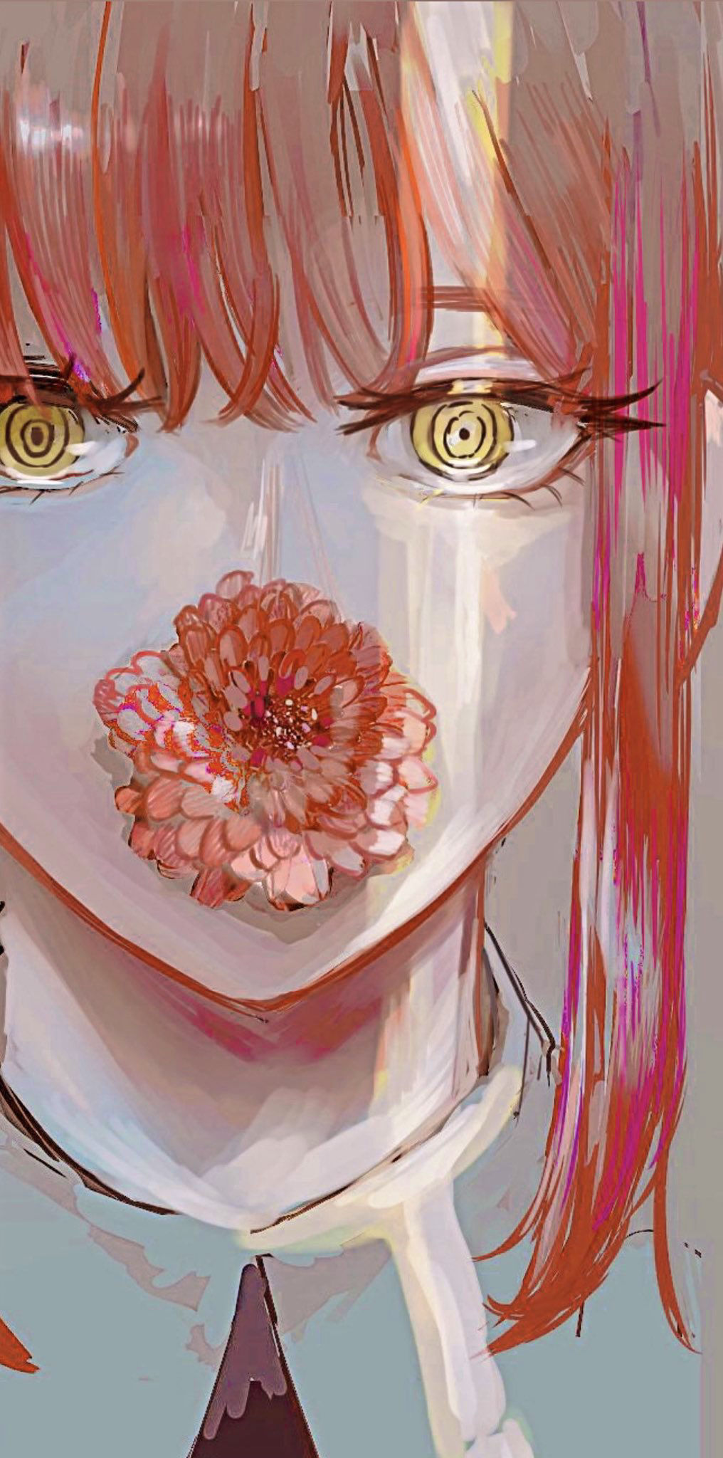 花咥えマキマ-エモ厚涂