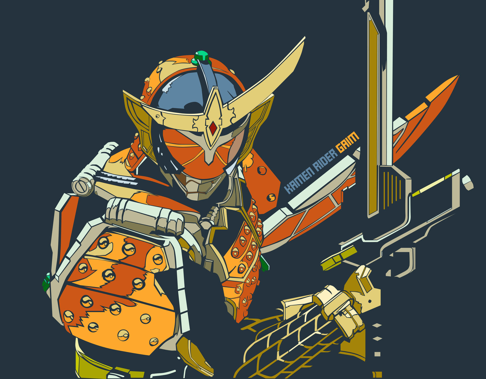 Kamen Rider Gaim插画图片壁纸