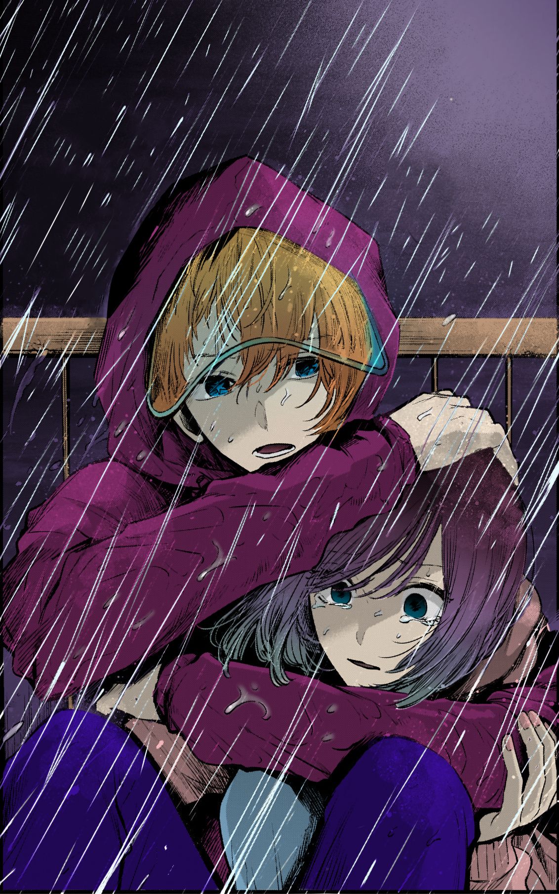 Akane and Aqua-mangacoloring【推しの子】