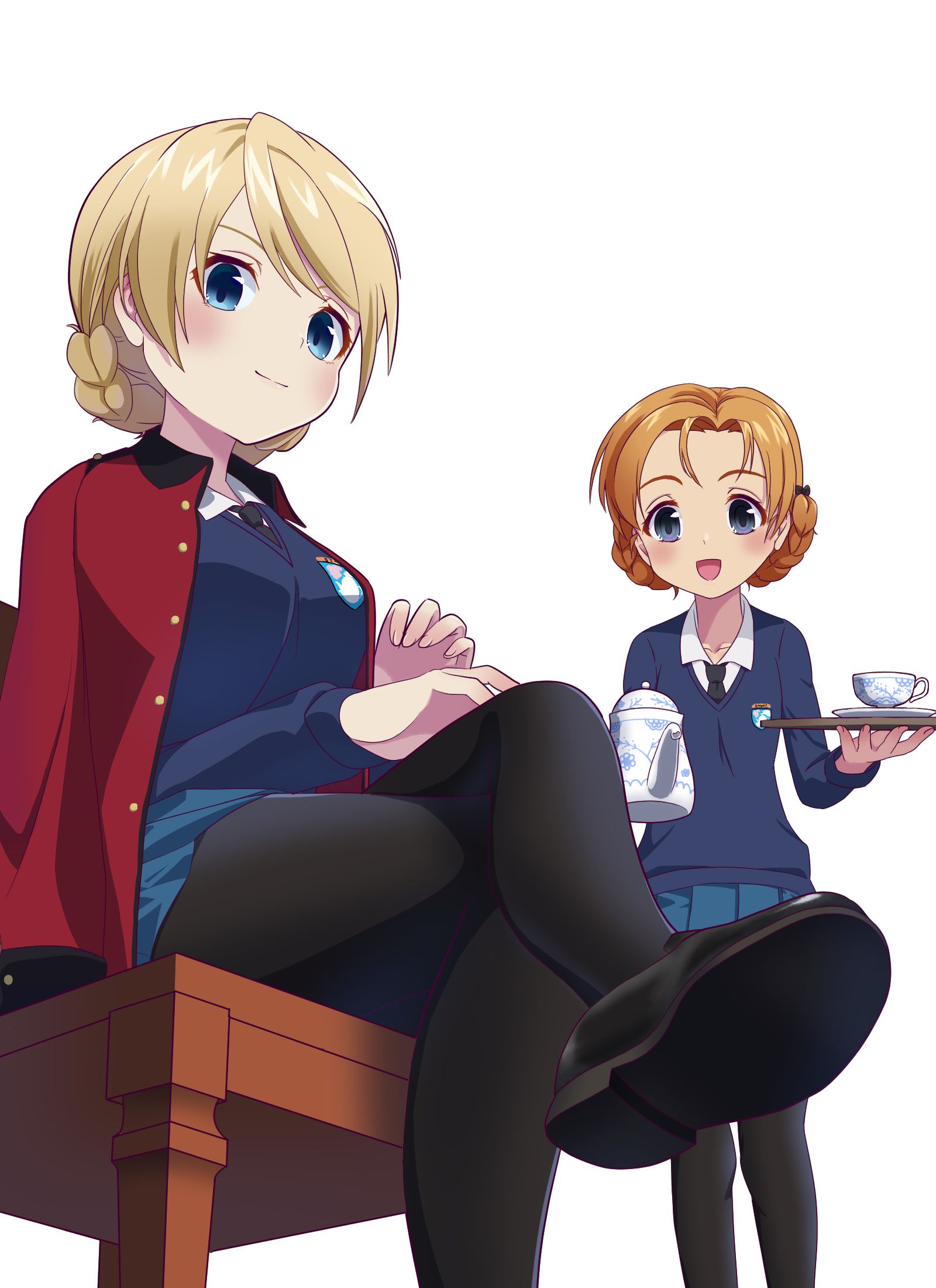 【ガールズ&パンツァー】ダー様とペコ殿