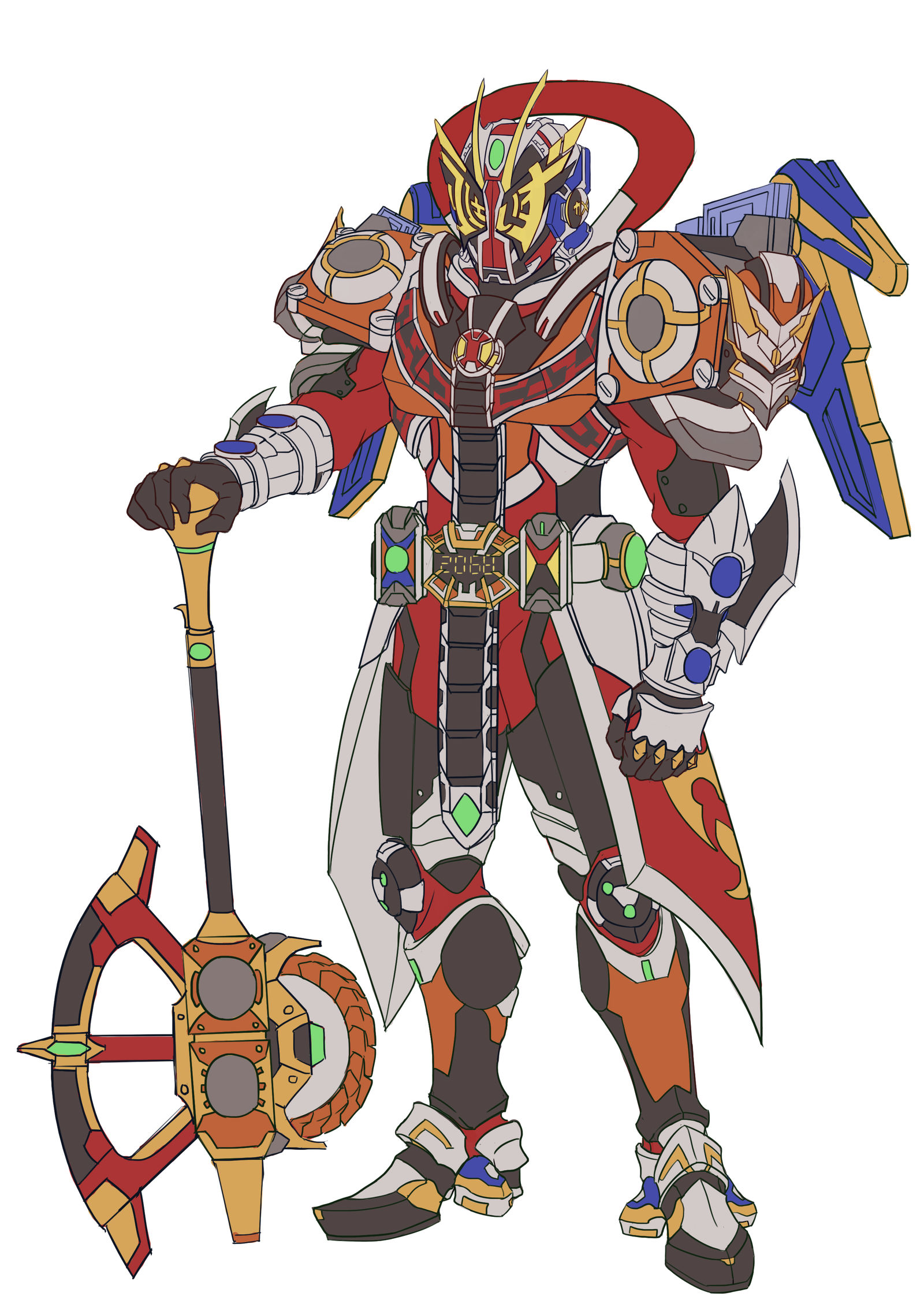 仮面ライダーゲイツ(ギガント ゲイツリバイブ)(カラー)