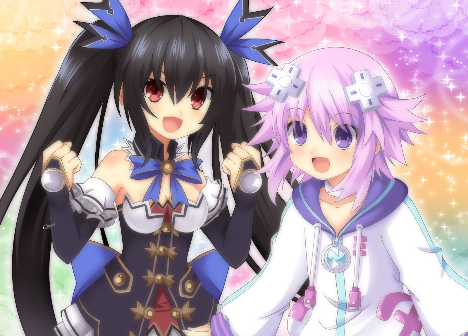 Neptune & Noire插画图片壁纸