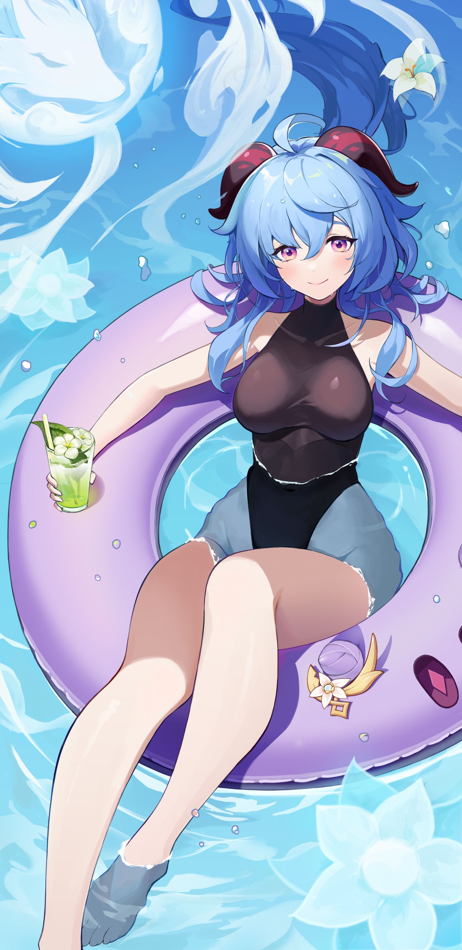 summer holiday-原神イラコン夏FA女孩子