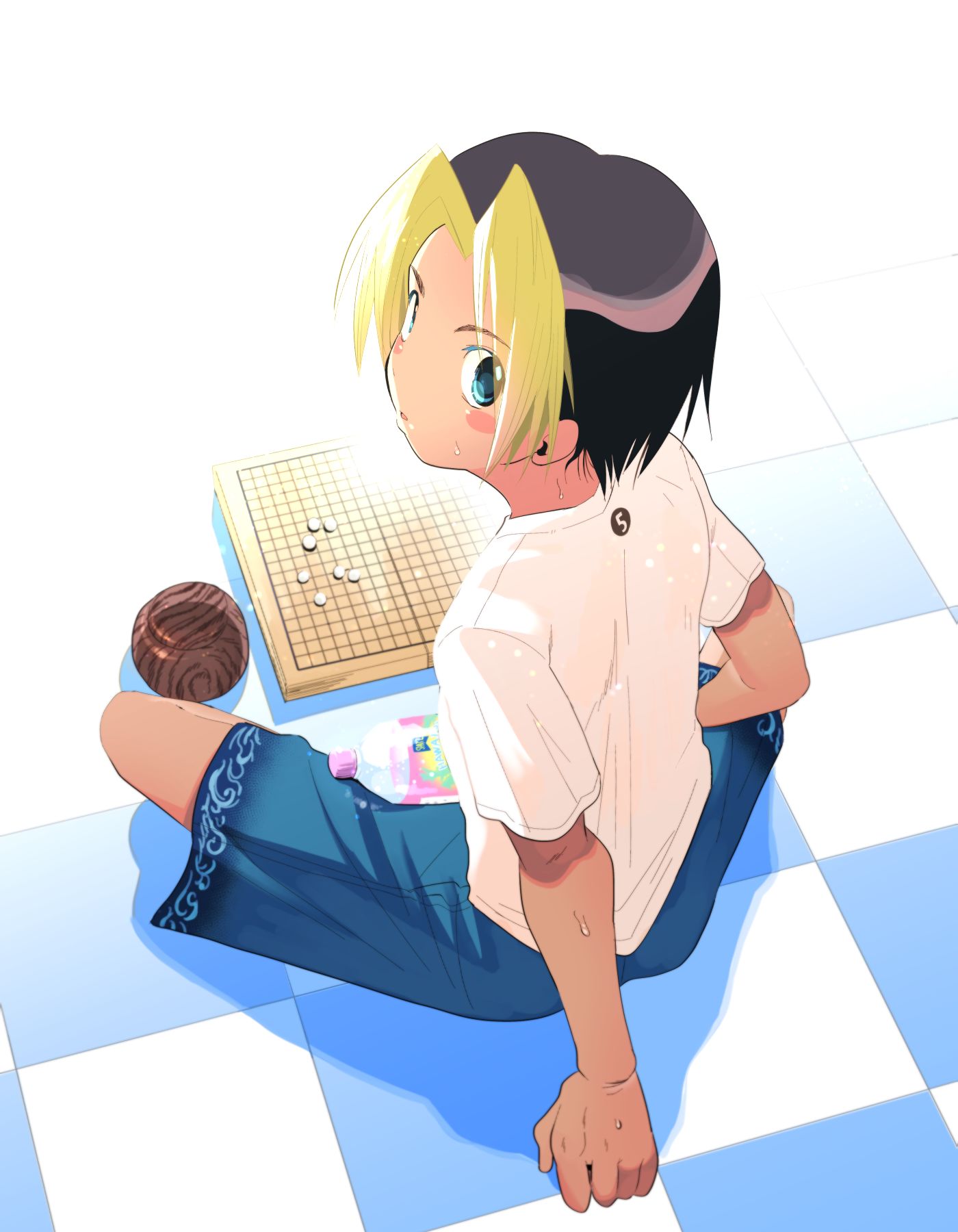 日焼けしたヒカル插画图片壁纸