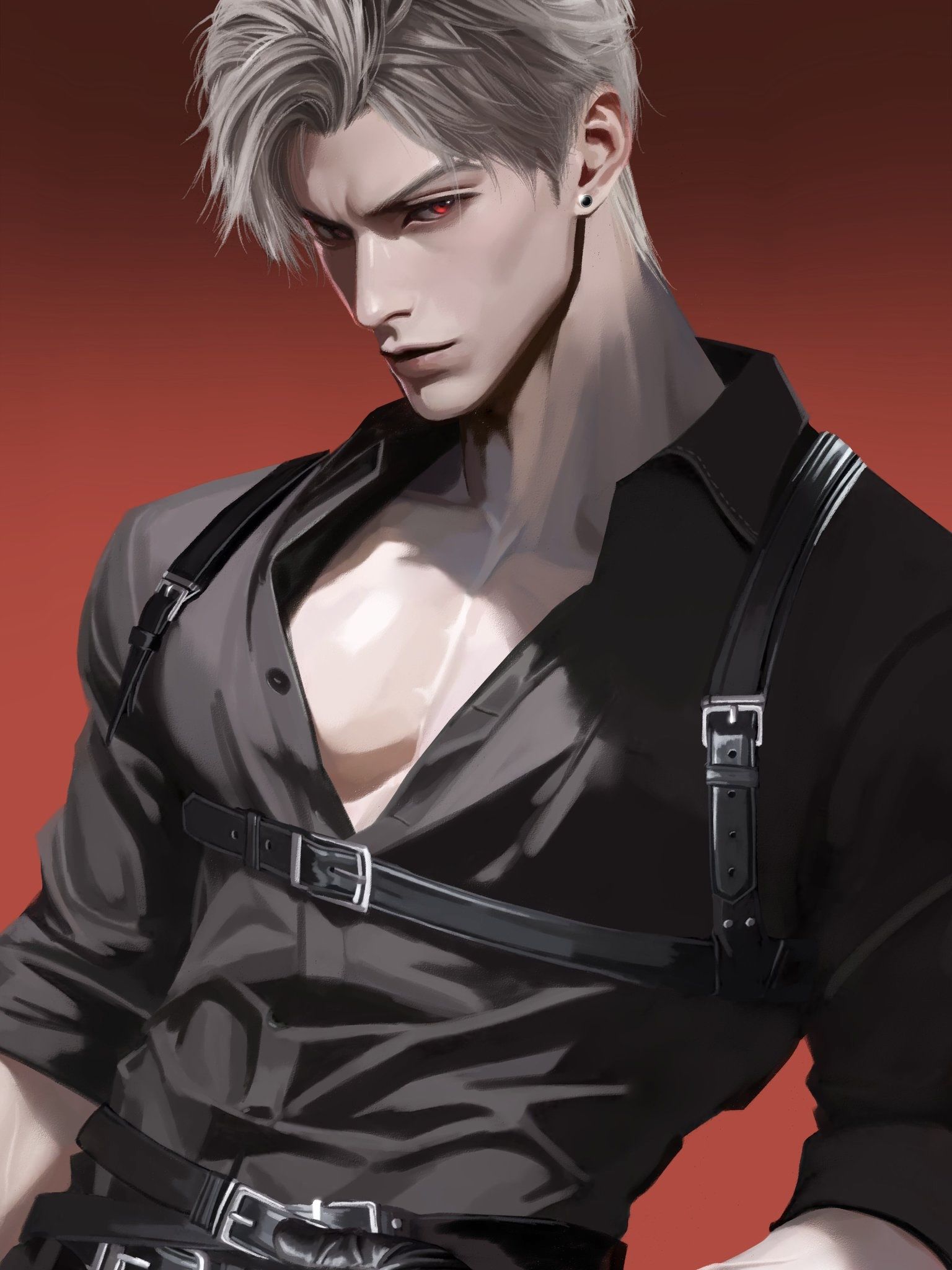 "Does this suit me?"插画图片壁纸