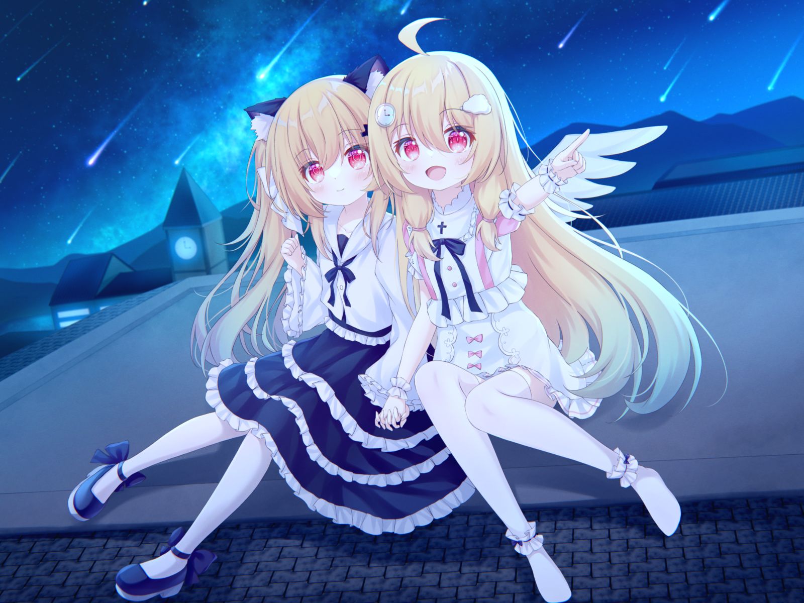 【委托】手牵手看流星雨~