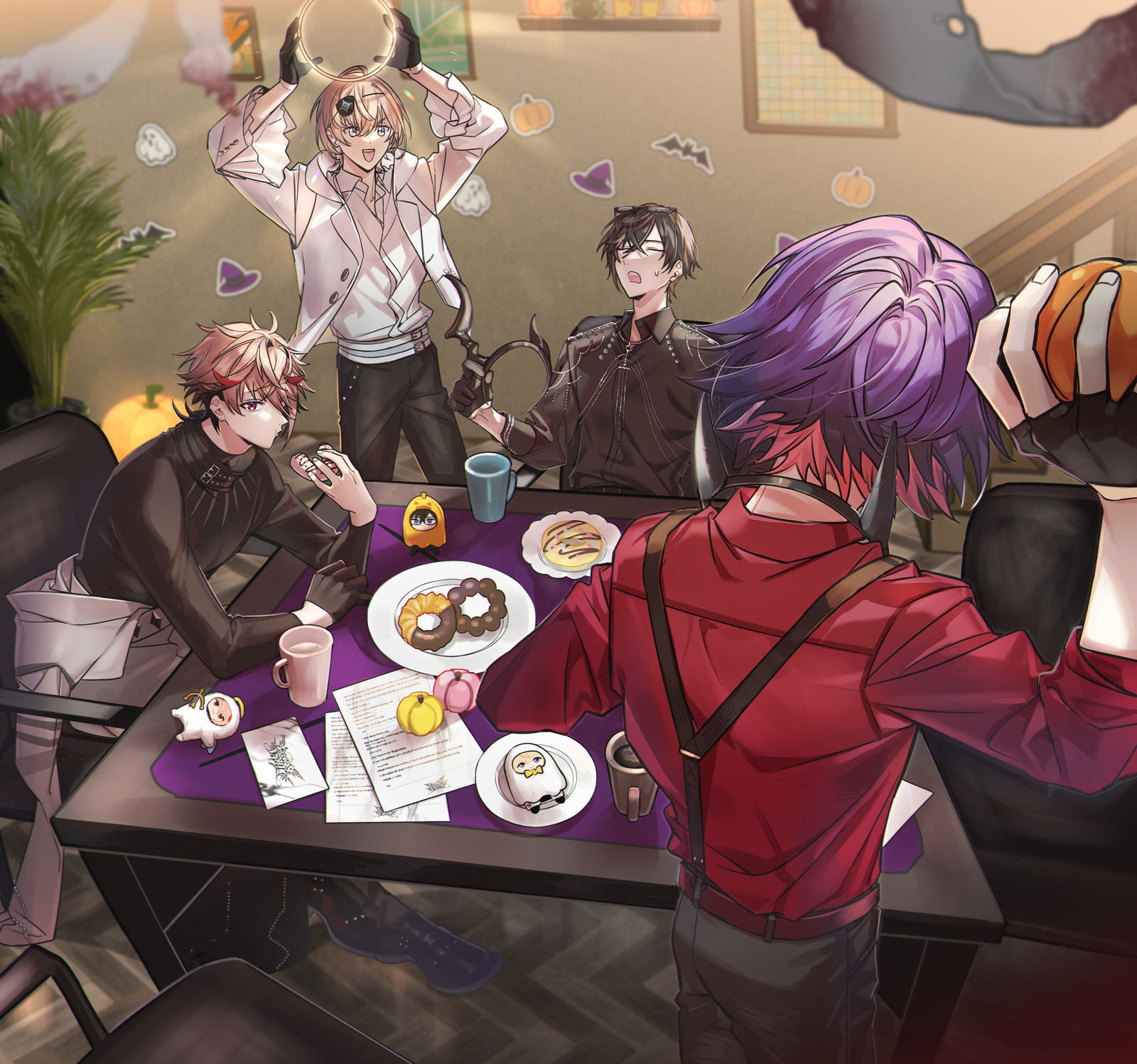 ハロウィンは終わっちゃいました。插画图片壁纸