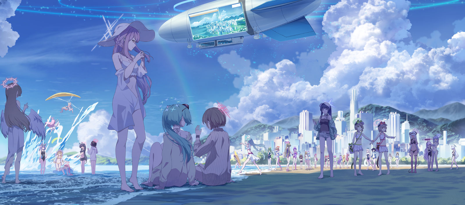 Summer celebration插画图片壁纸
