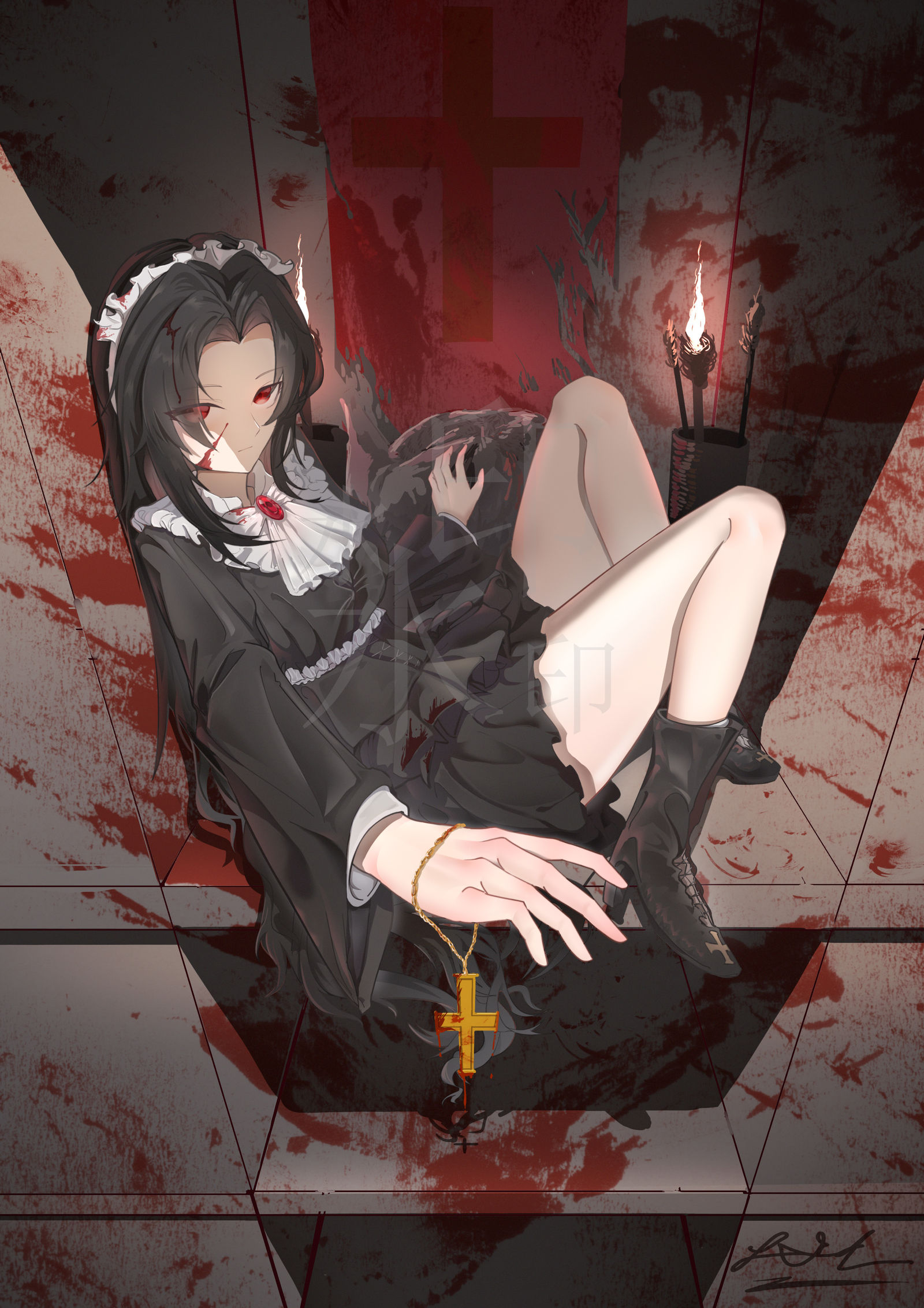 画了一个无偿的设子