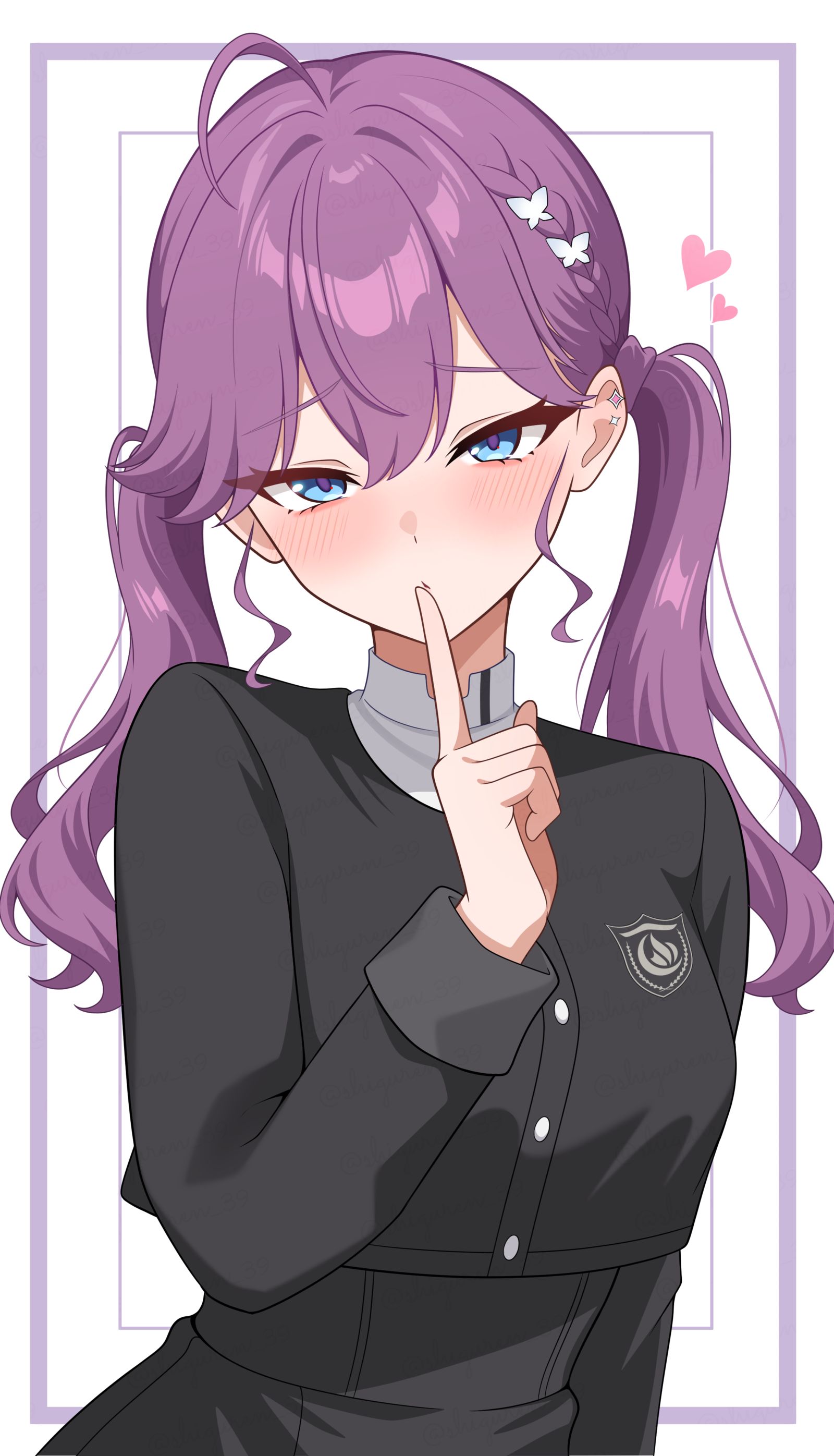 学マスのほっぺにちゅってしてくるやつ插画图片壁纸