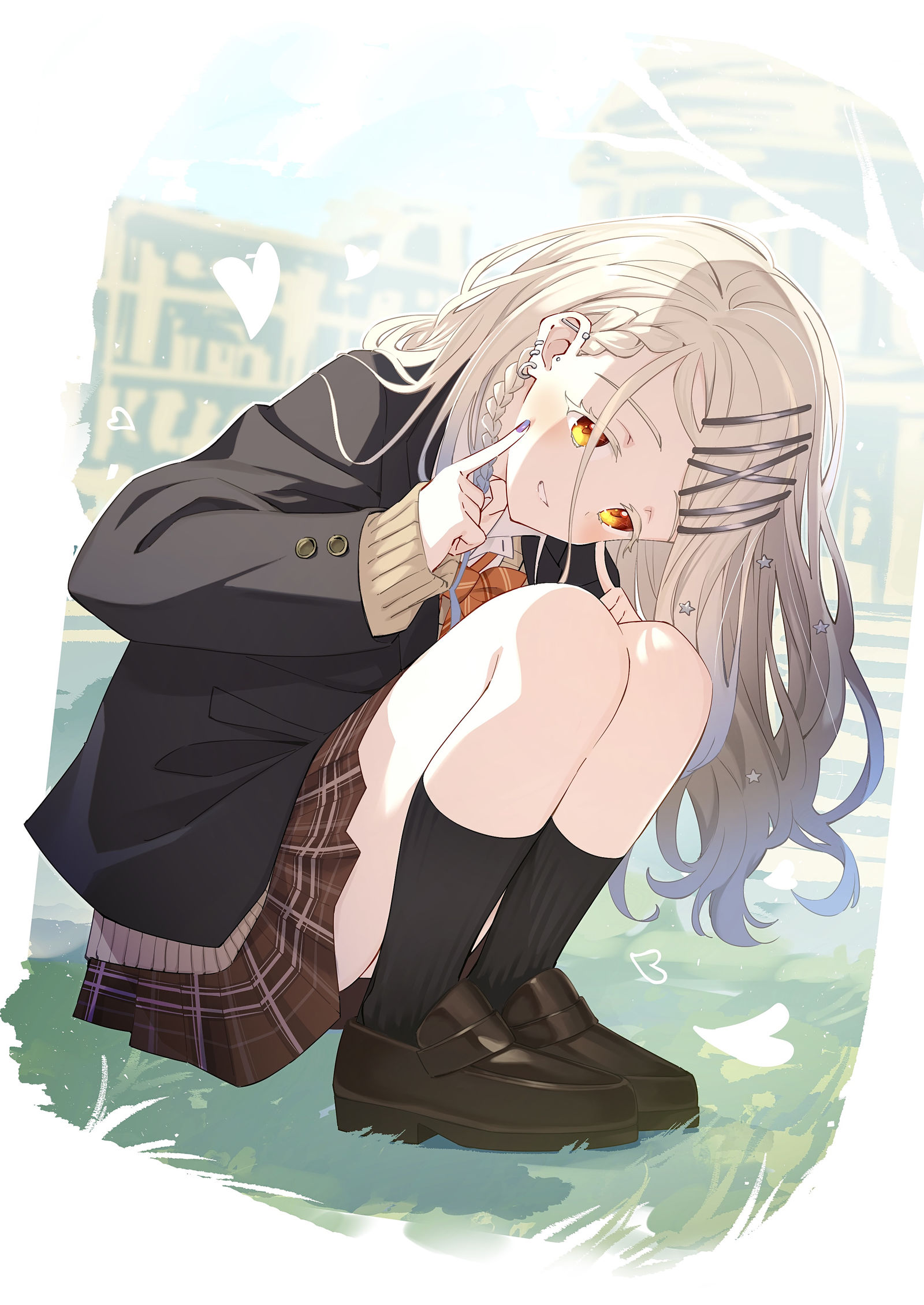 ギャル澤さん插画图片壁纸