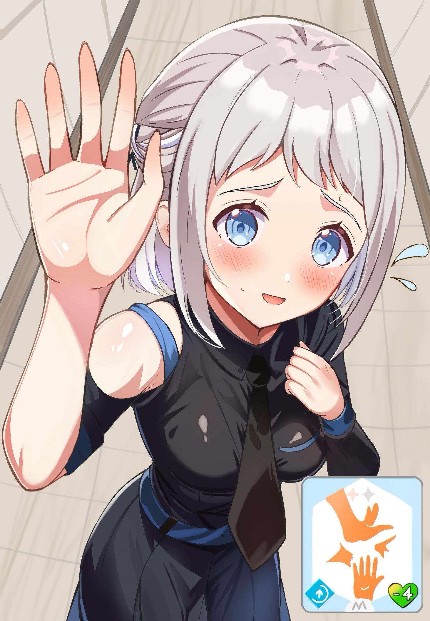 リーリヤ　プロデュース11週目 【ハイタッチ】插画图片壁纸