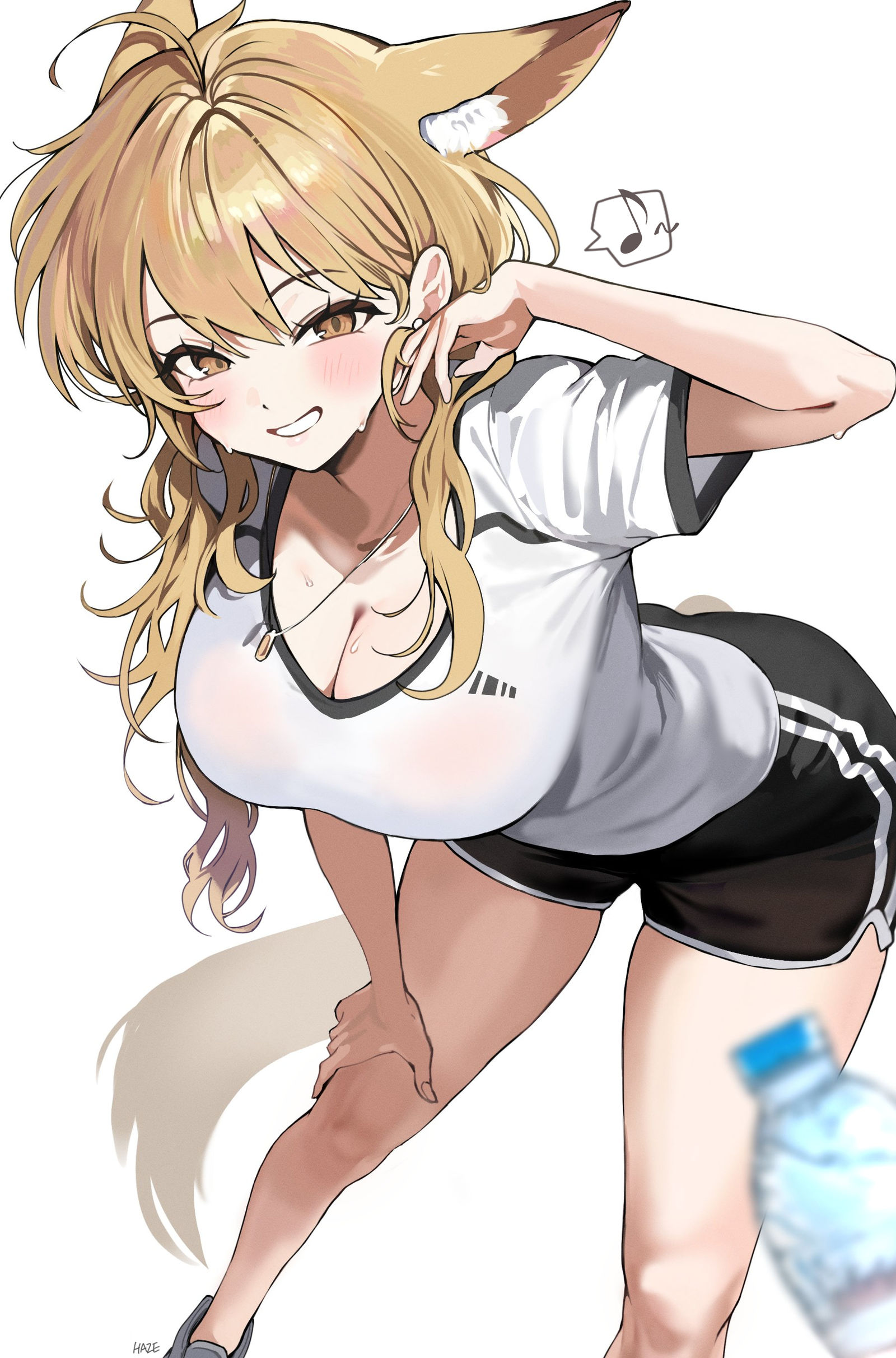 狐耳插画图片壁纸