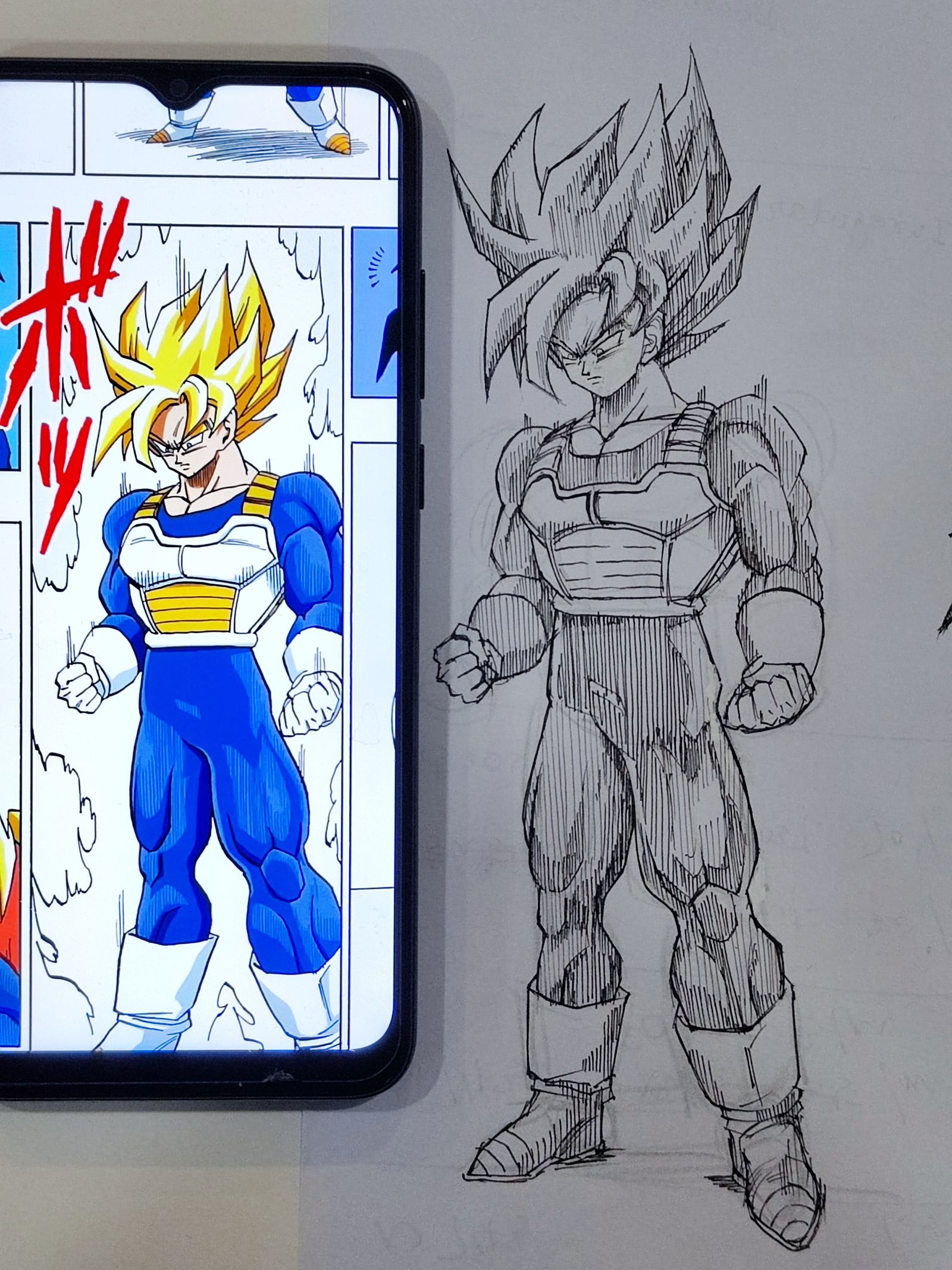 摸个孙悟空-素描手绘