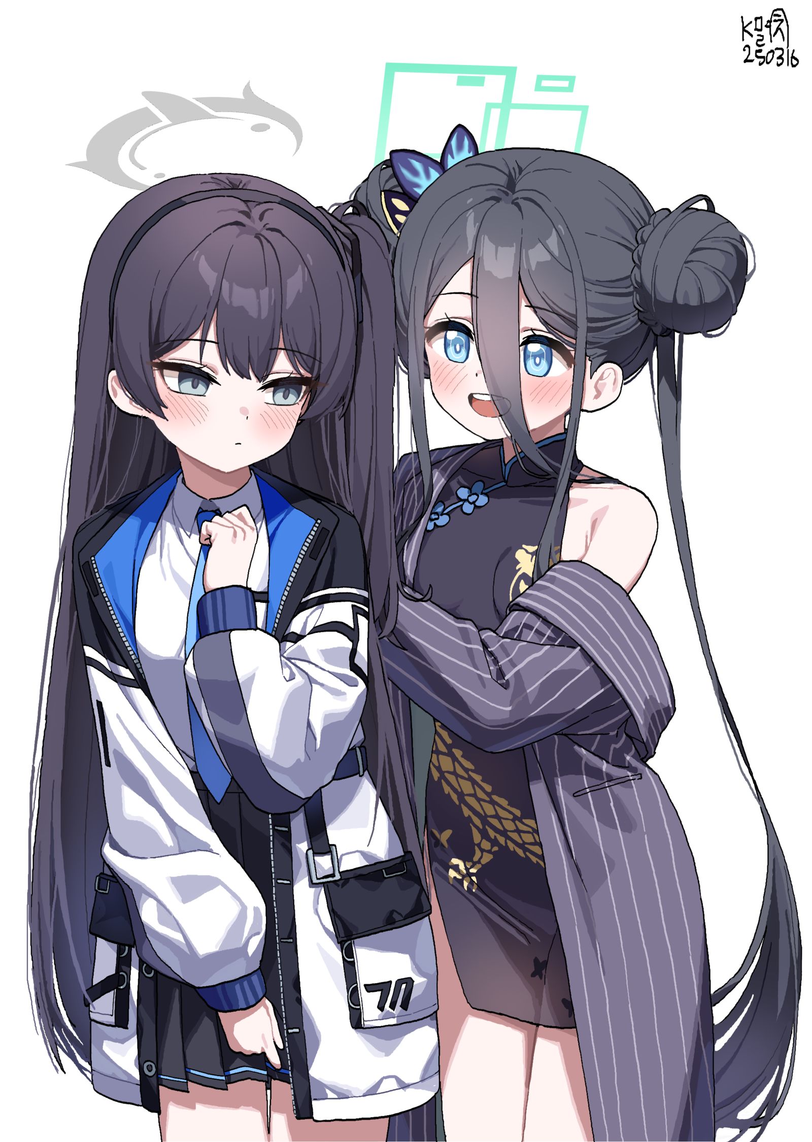 Kisaki & Arisu插画图片壁纸