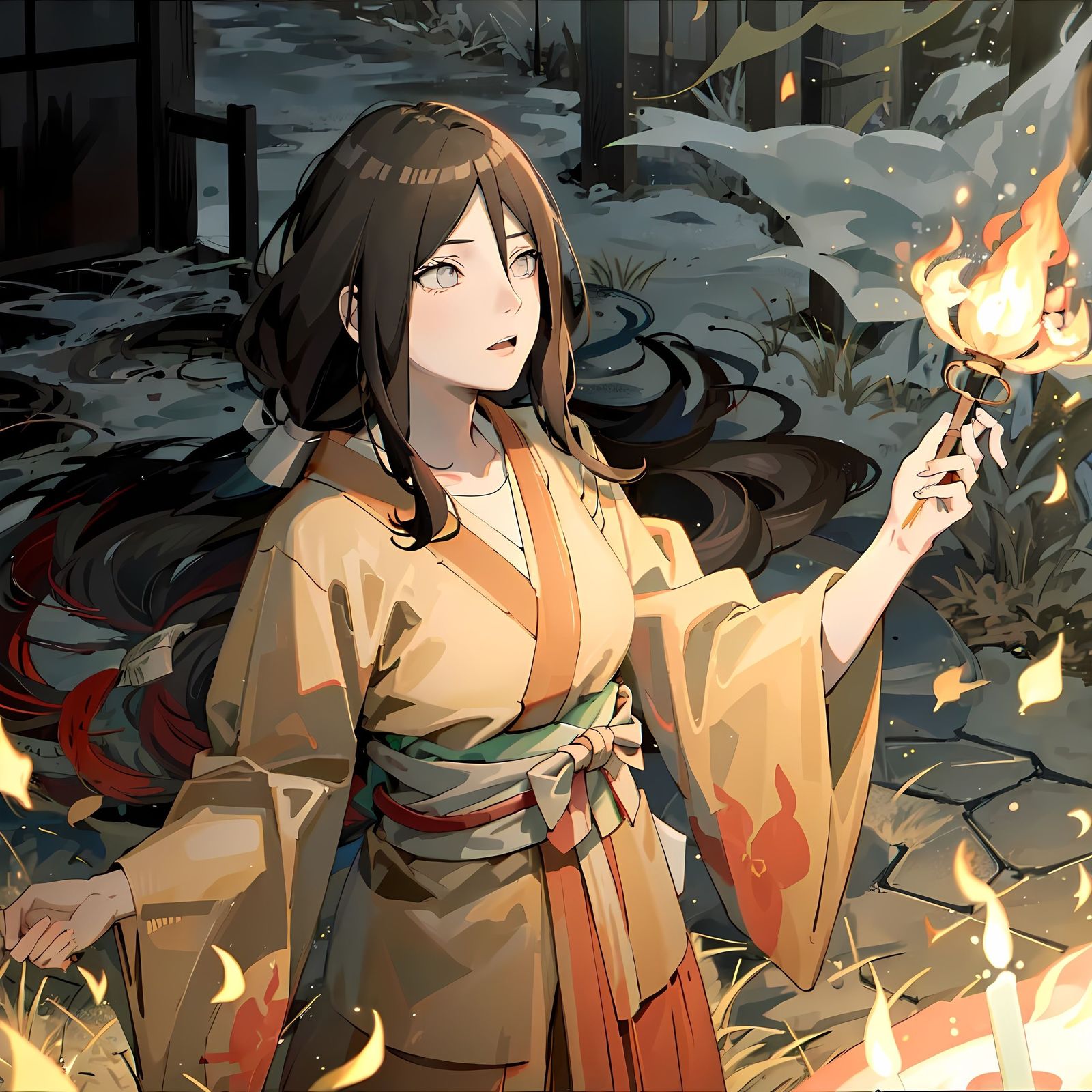 花火-日系唯美人像花火