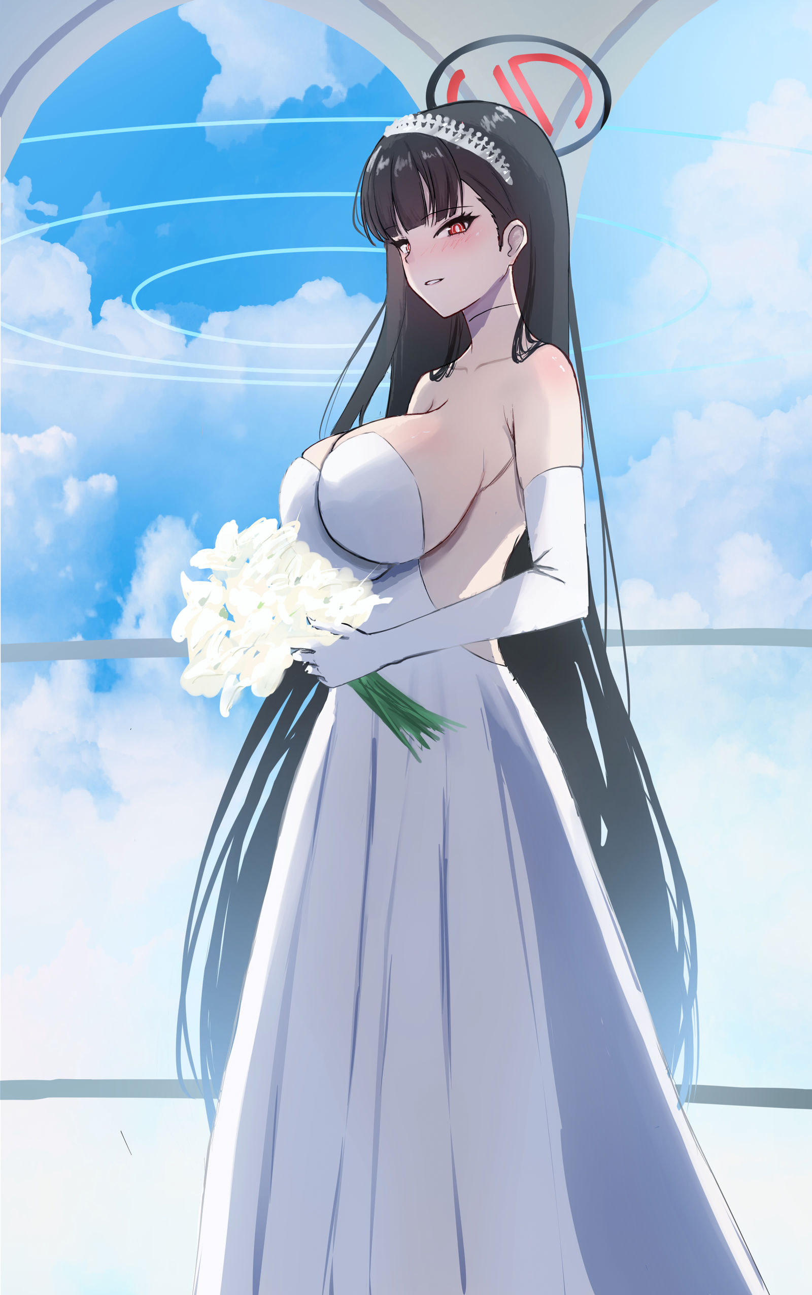 ウェディング插画图片壁纸