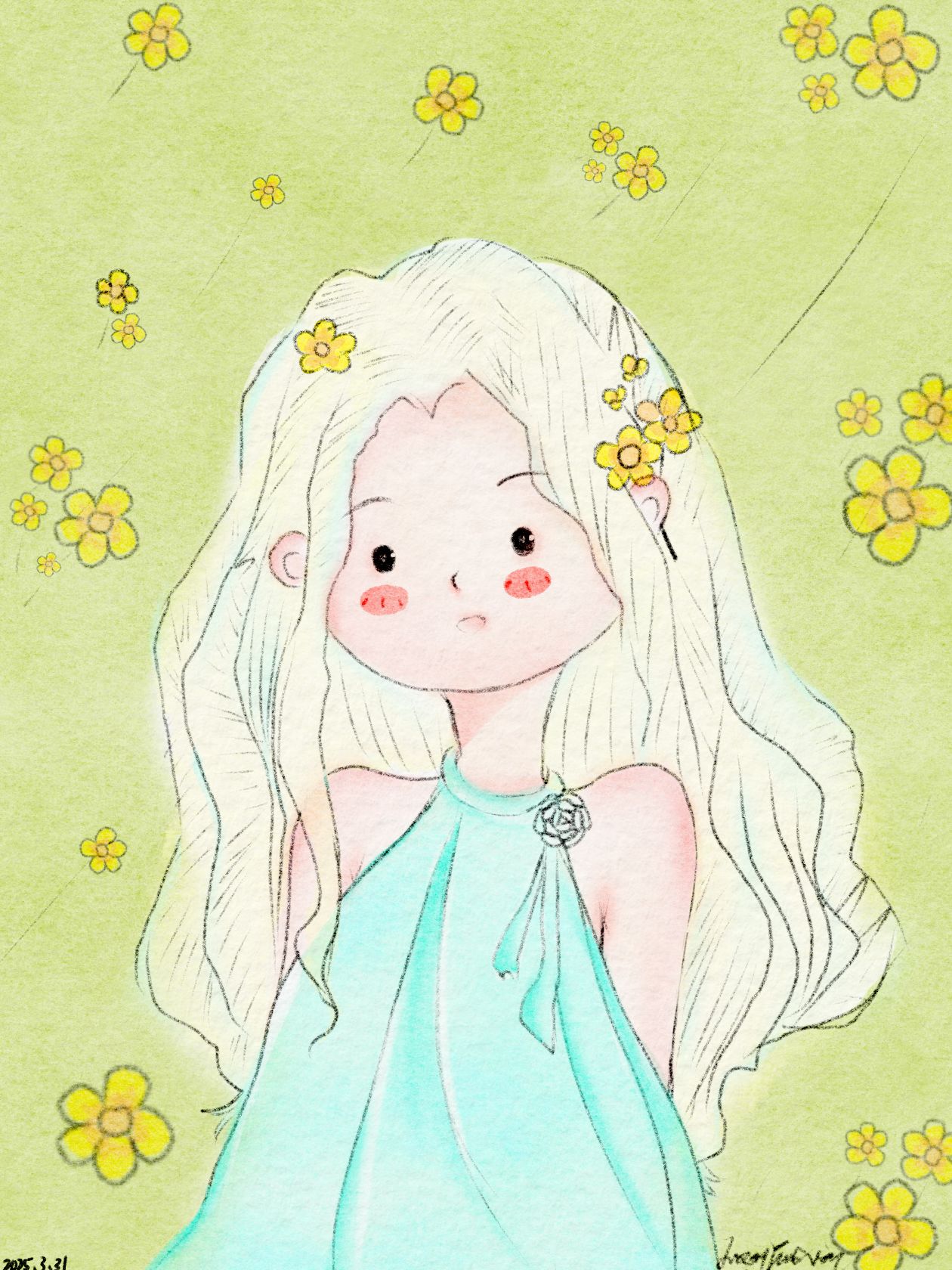 云苔女孩头像同人高清图