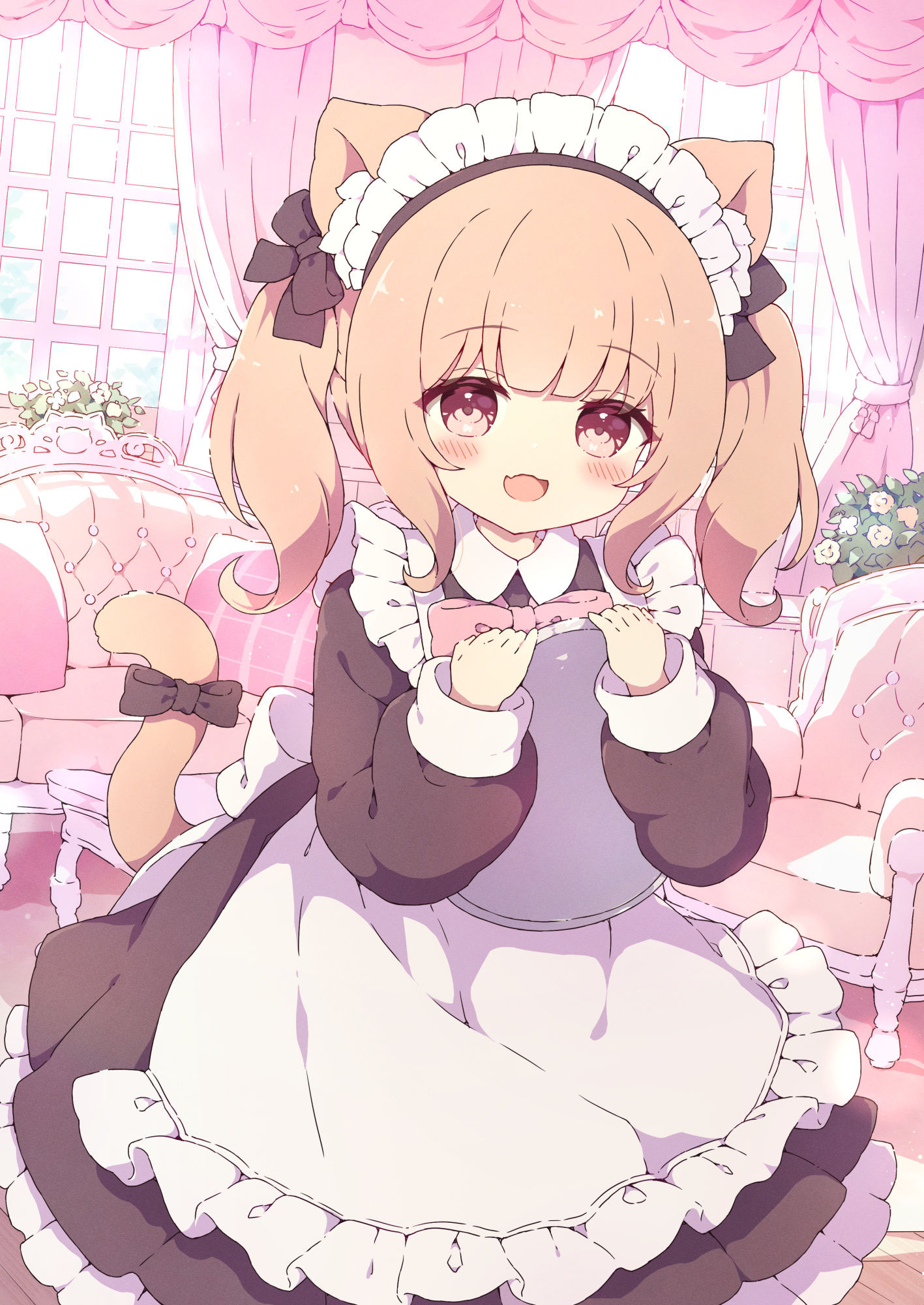 「お帰りにゃさいませ、ご主人さま❣️」