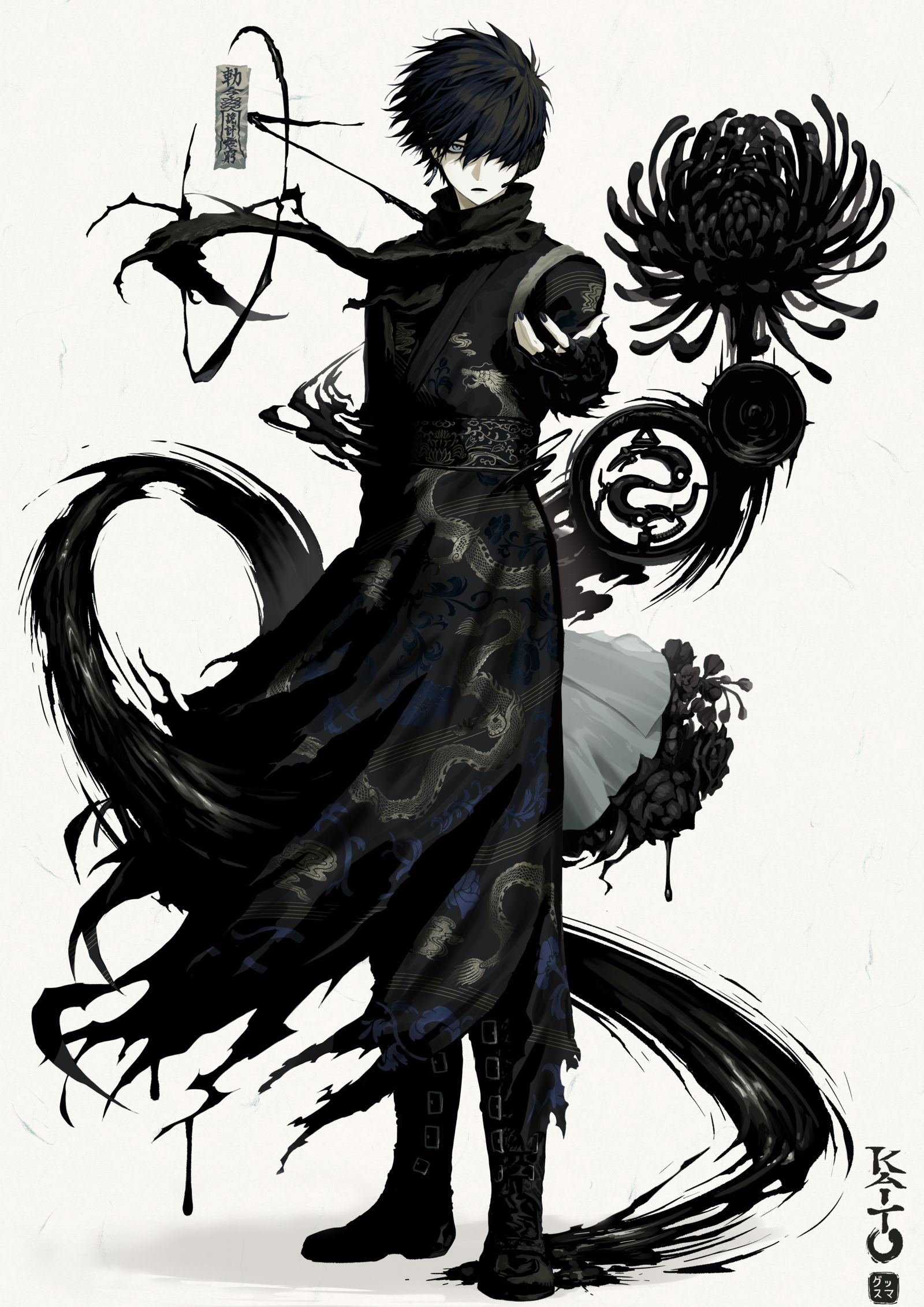 チャイナスタイルKAITO(グッスマイラコン)头像同人高清图