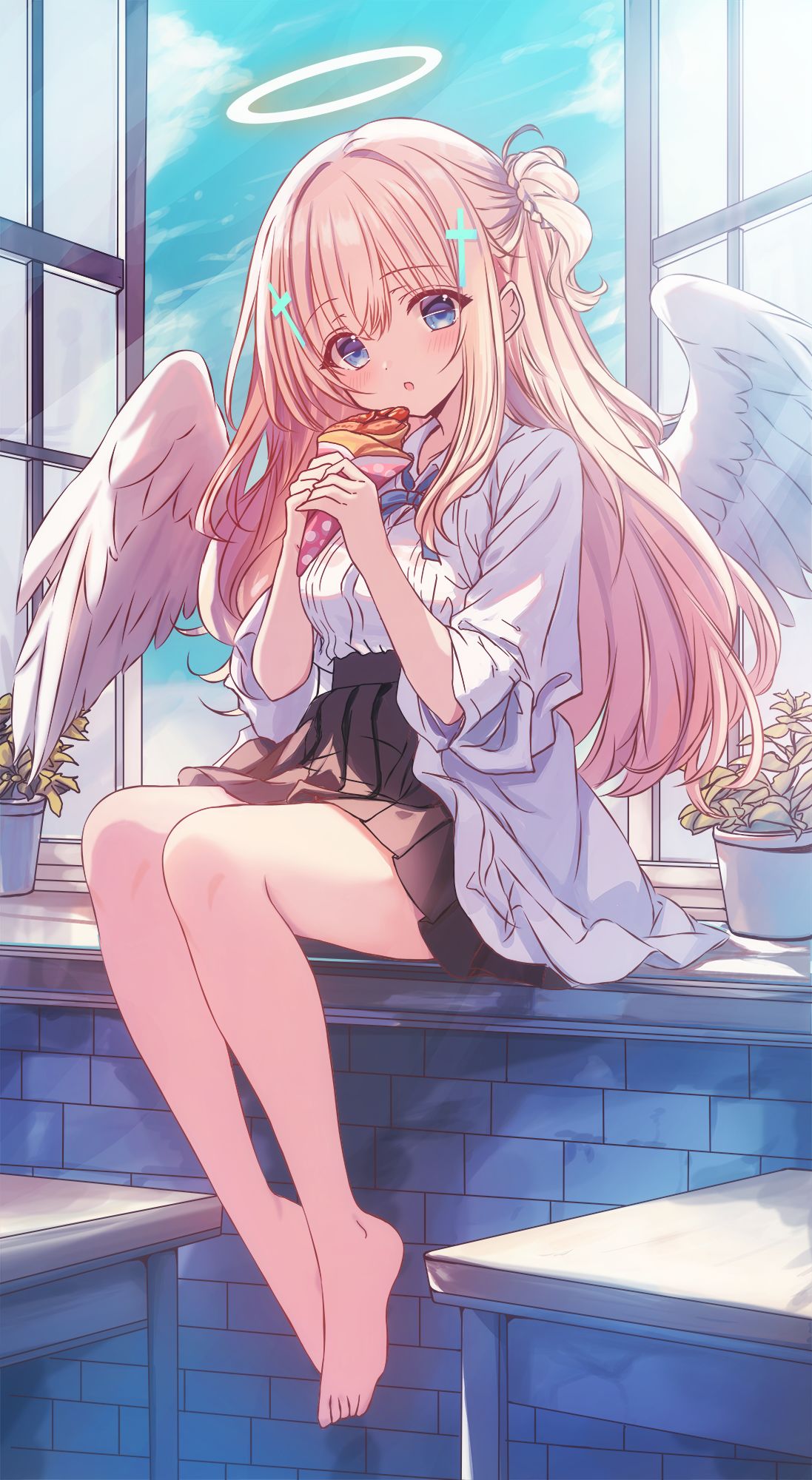 クレープと天使さん
