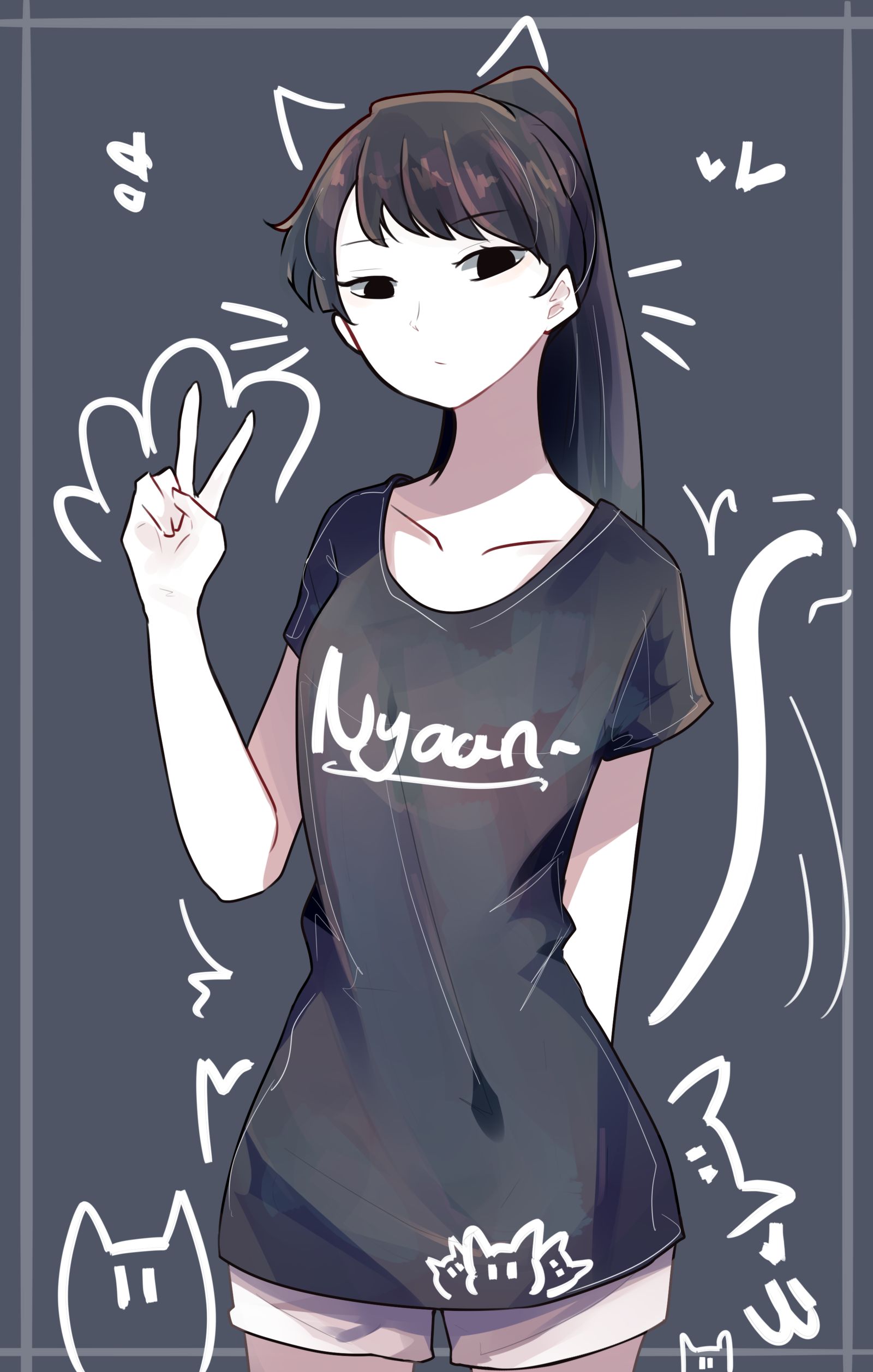 [ 古見 硝子 ]插画图片壁纸