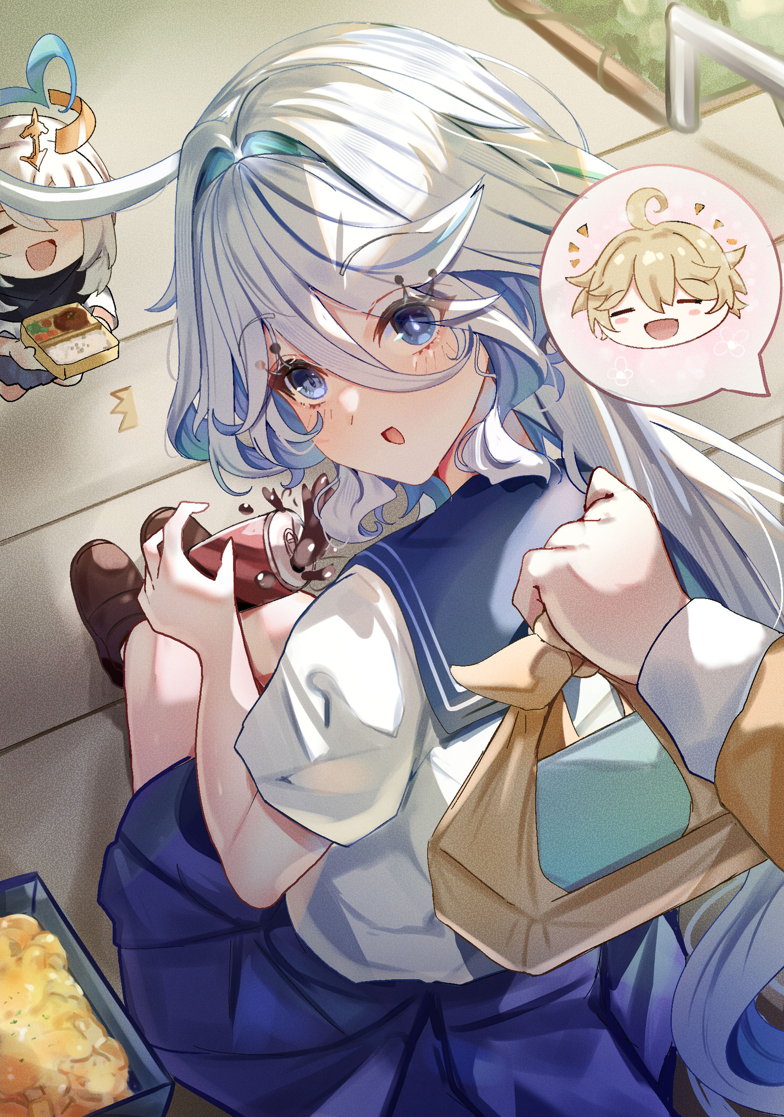"Can i eat with you"