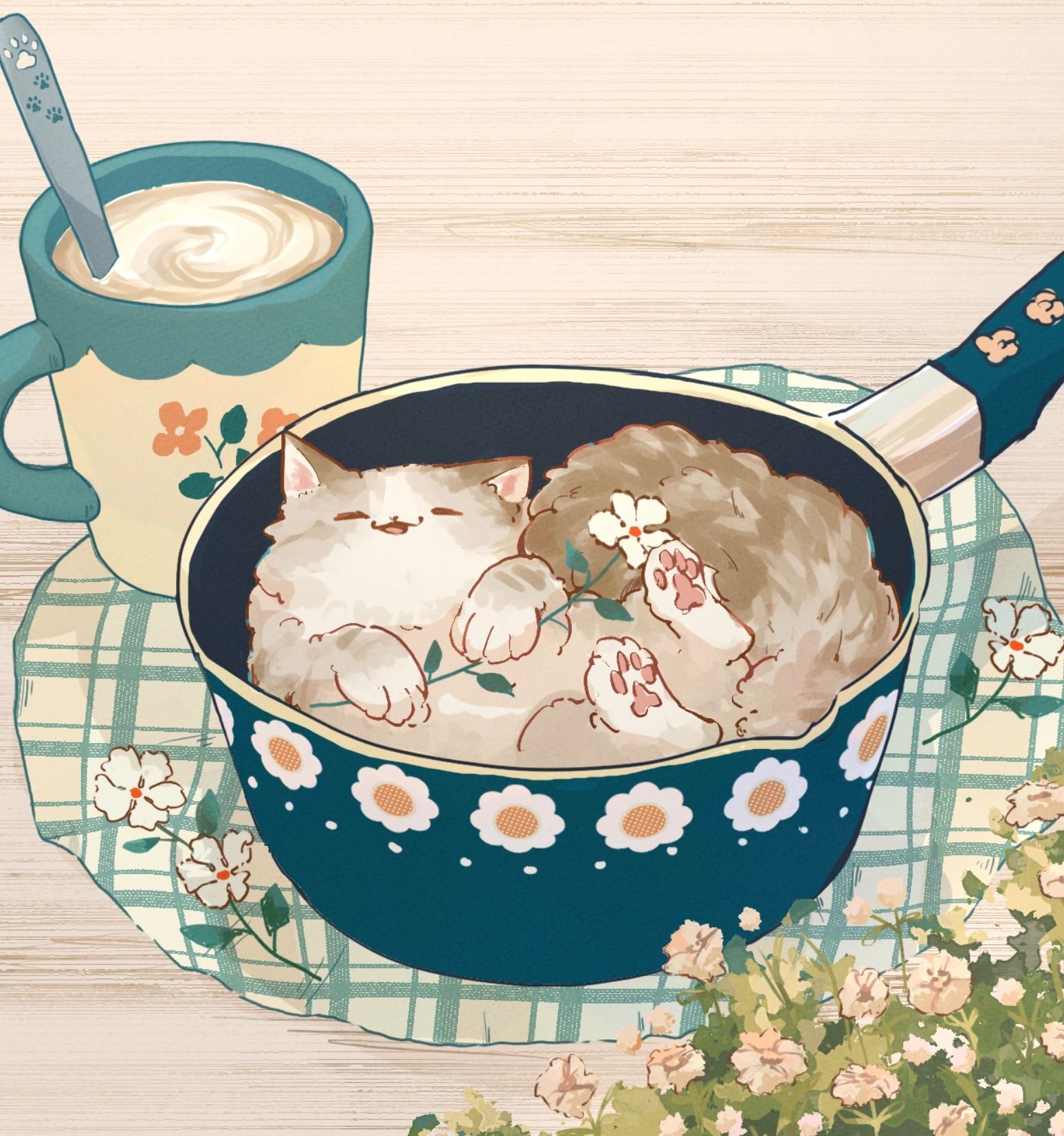 カフェオレねこねこ☕ 头像同人高清图