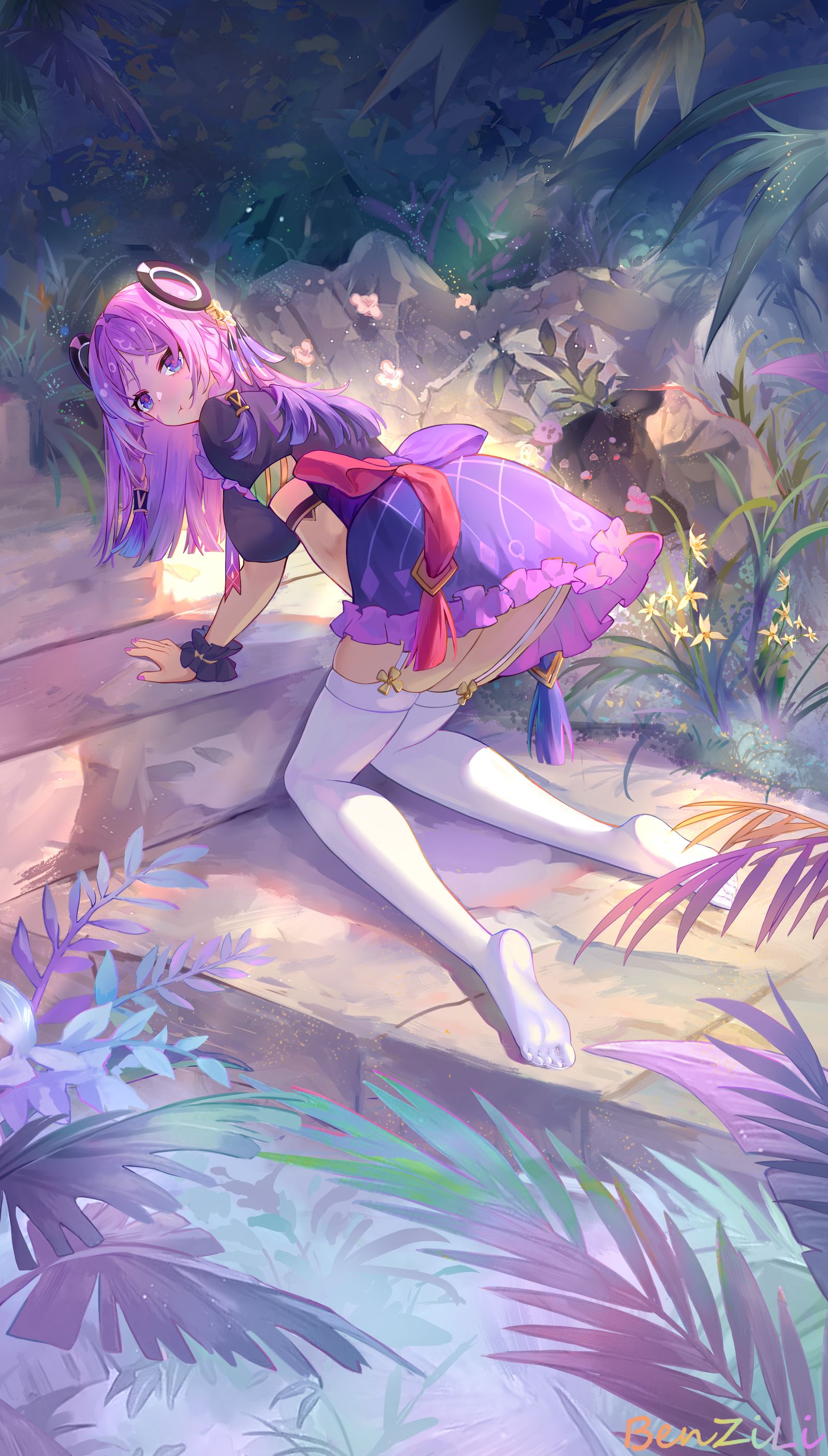 茜特菈莉奶奶（含动态）插画图片壁纸