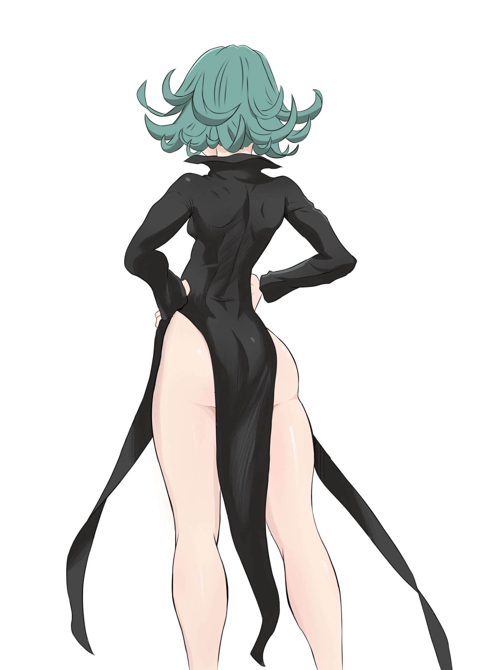 Manga panel back shot