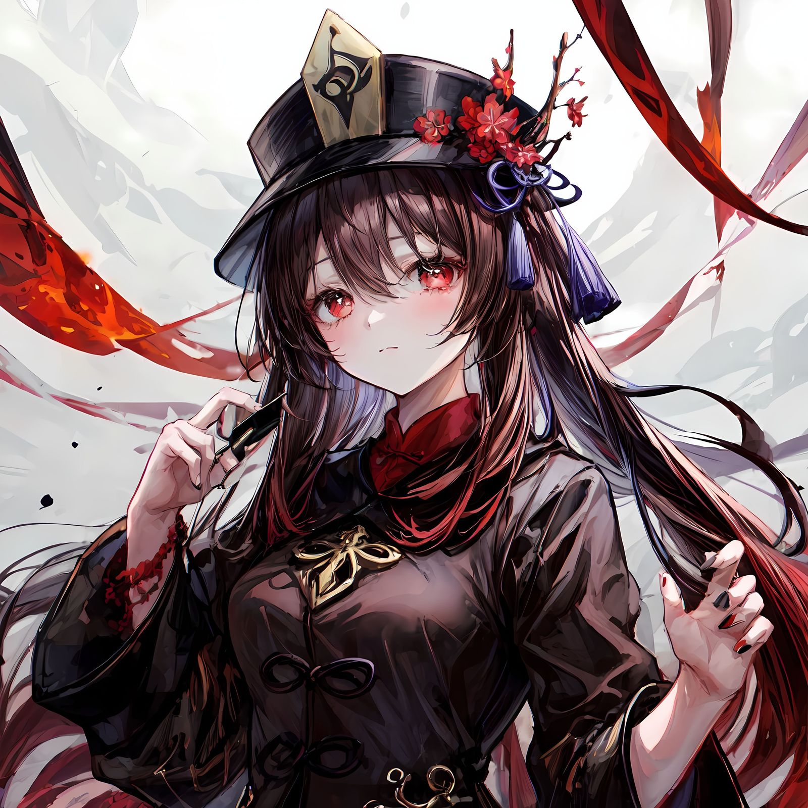 胡桃插画图片壁纸