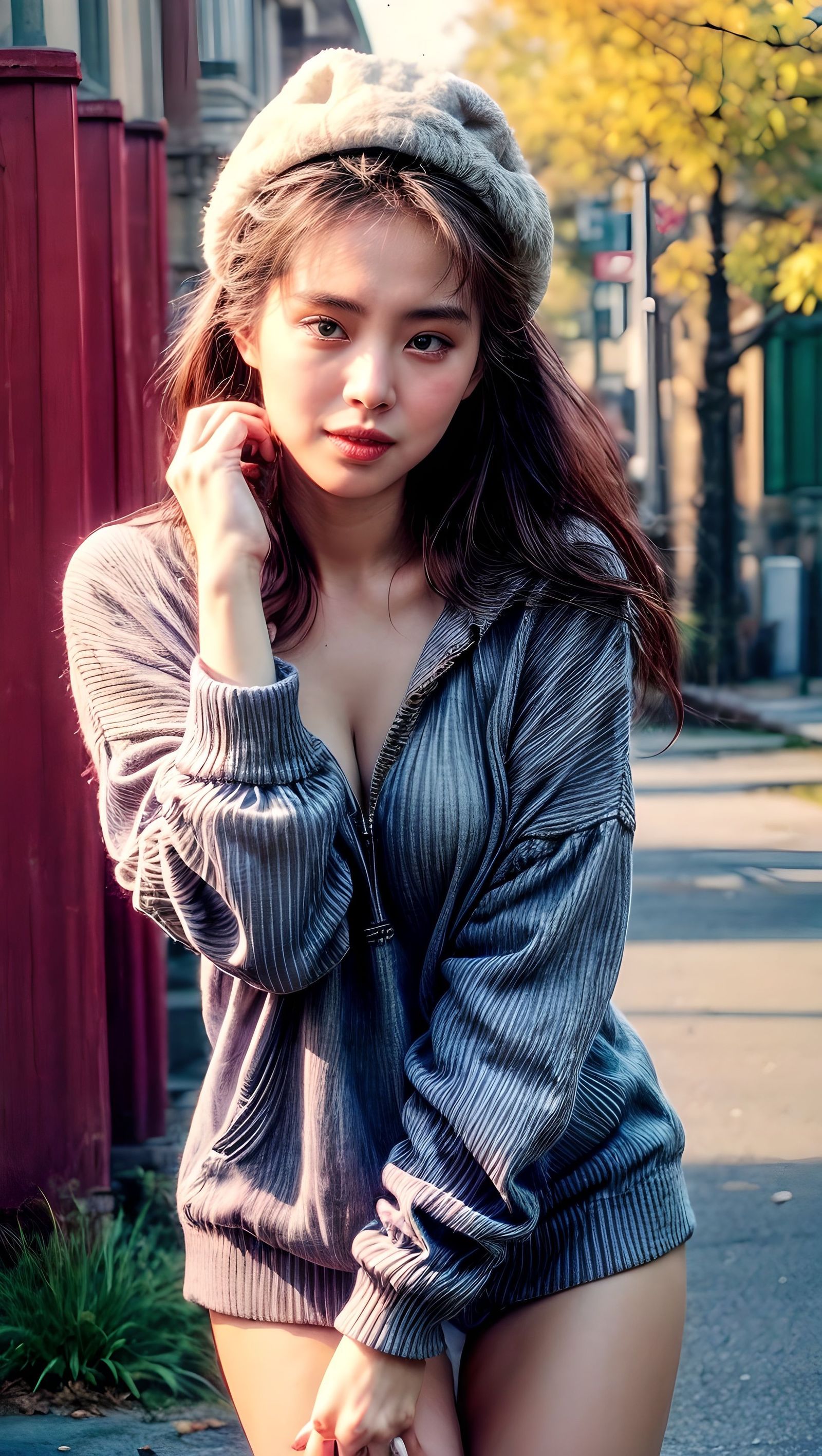 街头巷尾插画图片壁纸