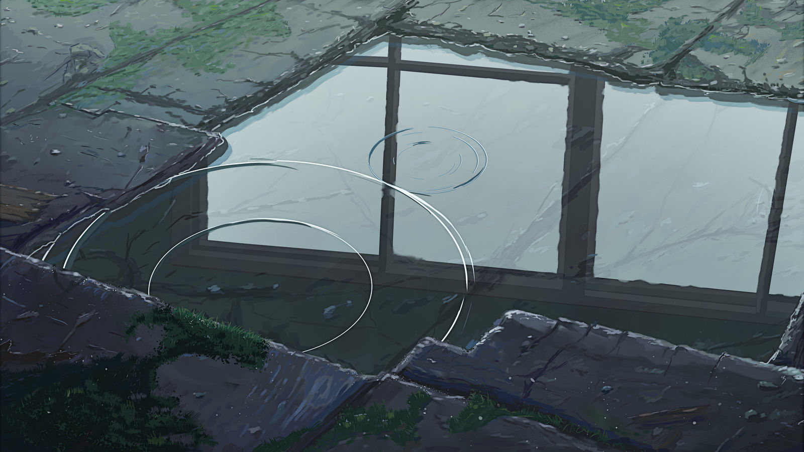 雨后小水坑