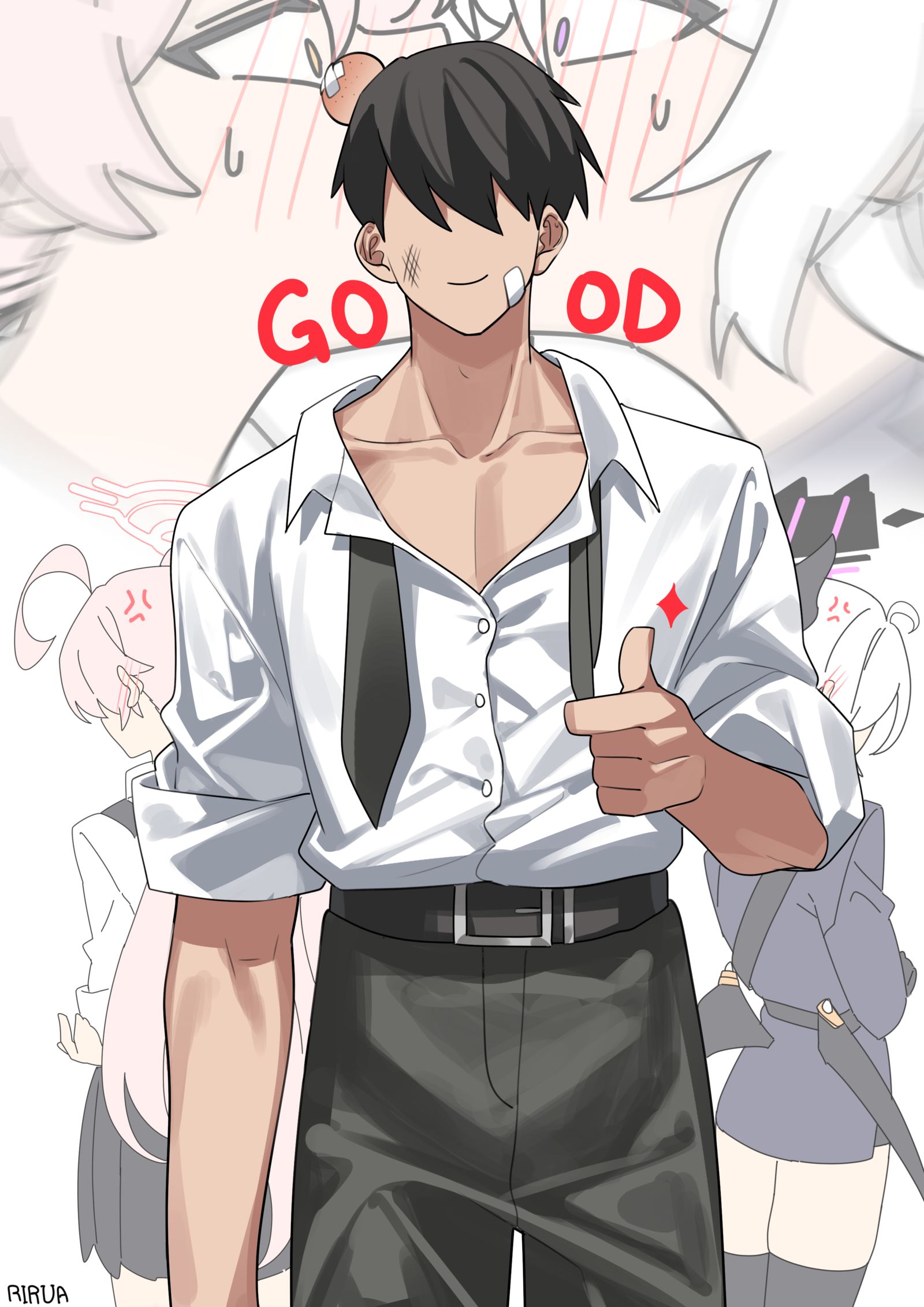 뽑뽀 했대요插画图片壁纸