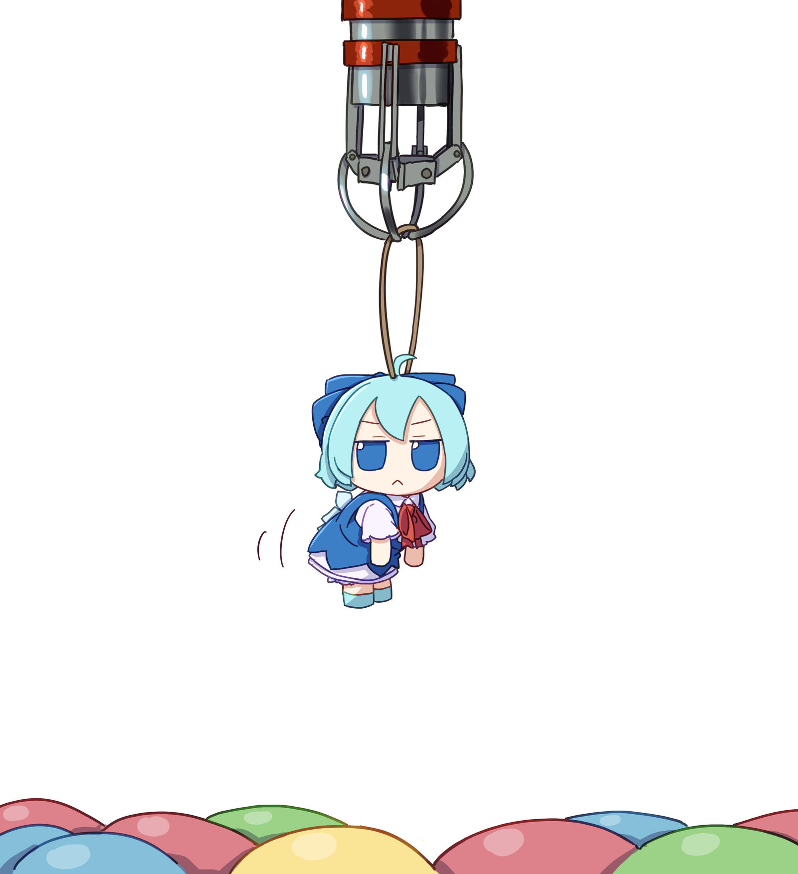 ふもふもキーホルダー插画图片壁纸