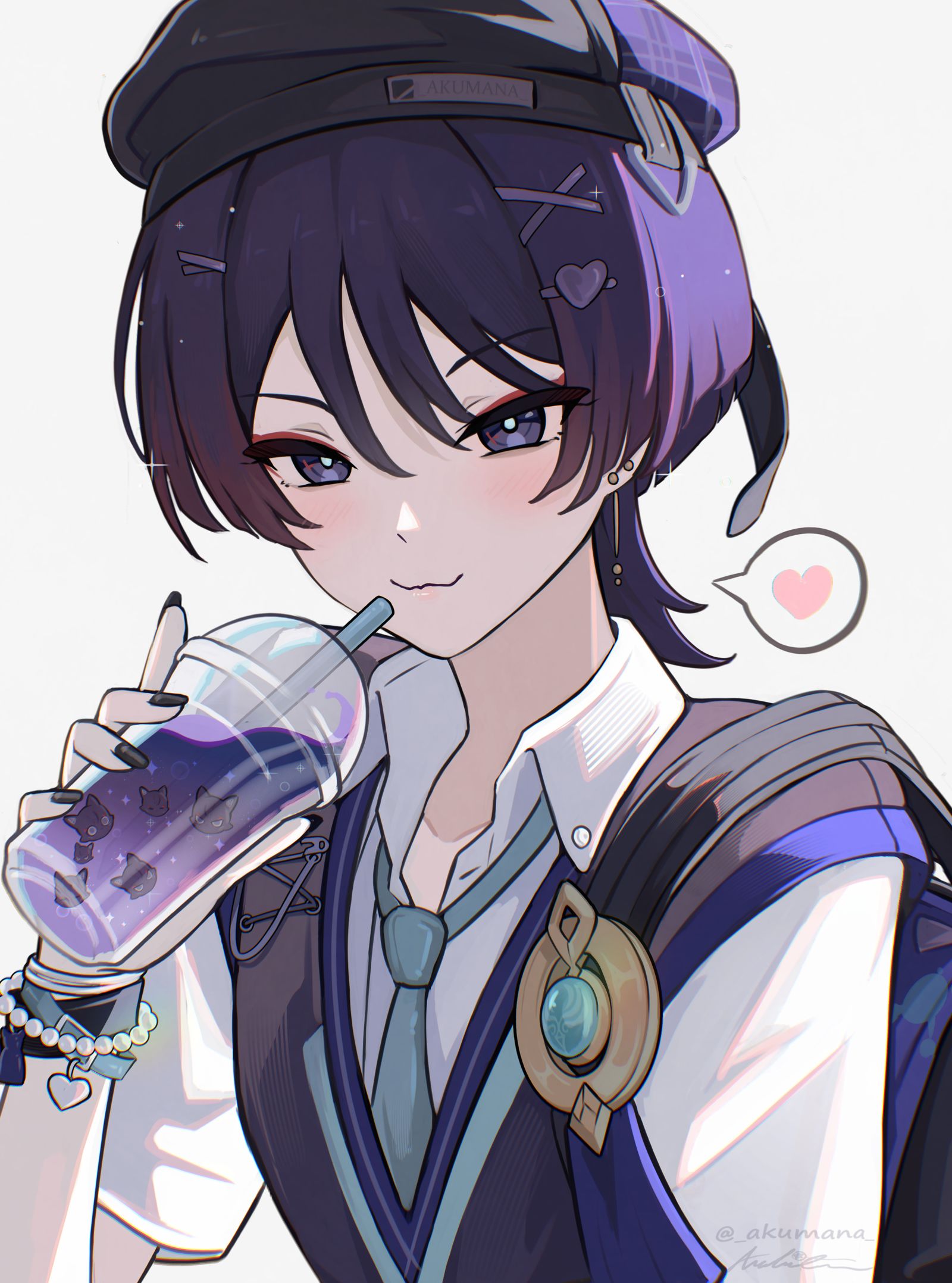 pretty boi at the cafe uwu