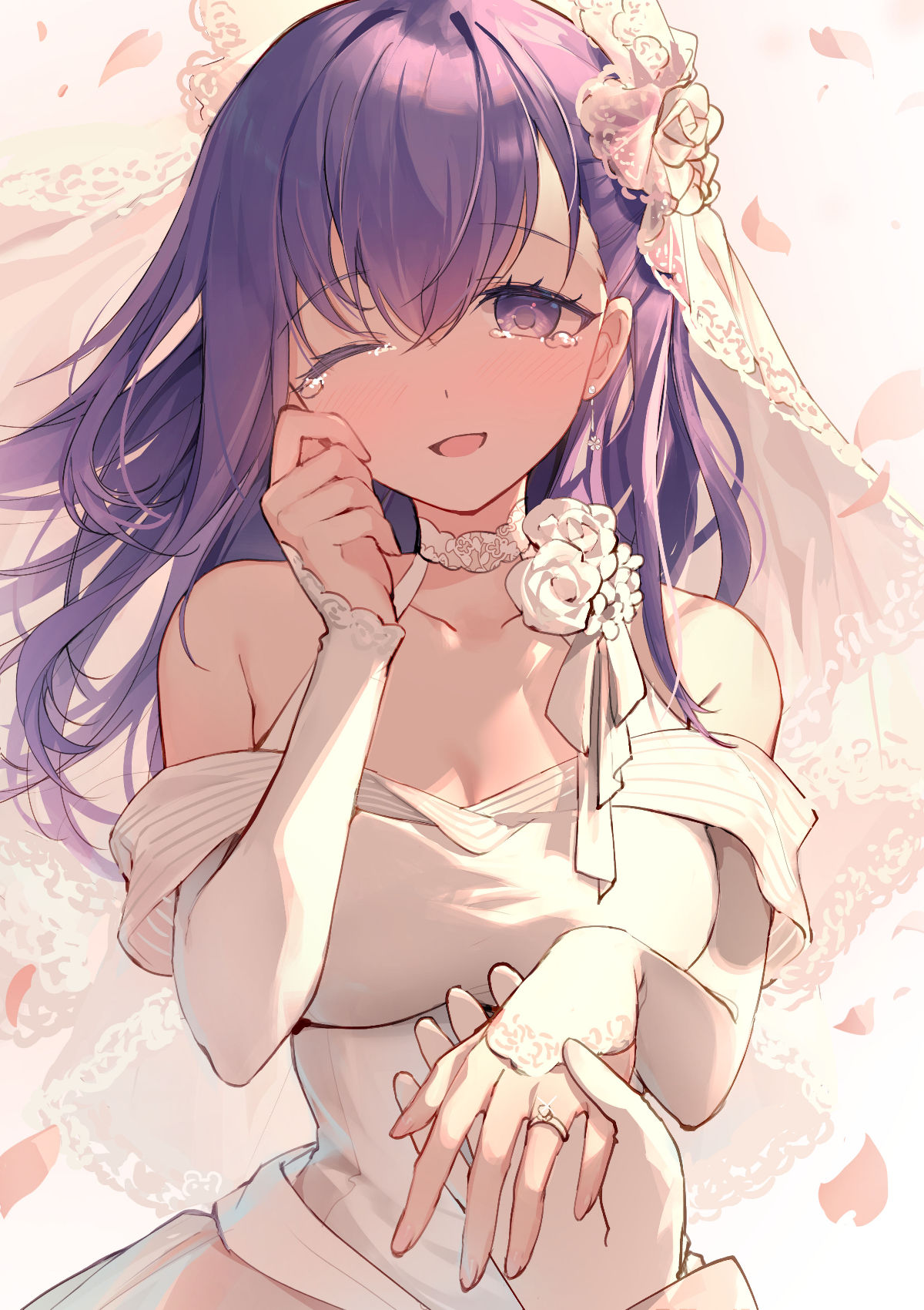 間桐桜花嫁插画图片壁纸